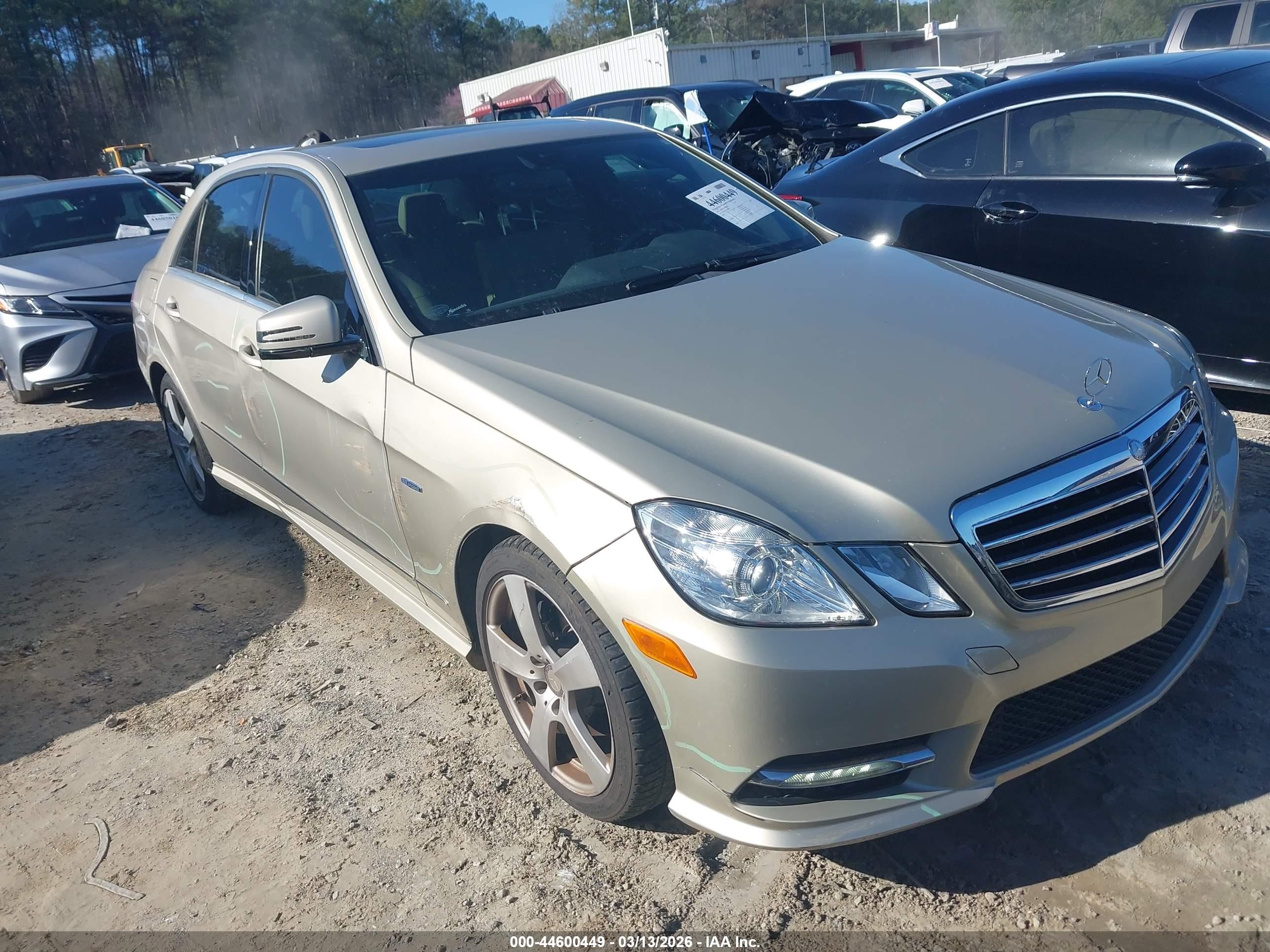2012 Mercedes-Benz E 350 Sport, VIN WDDHF5KB7CA580347 — Side