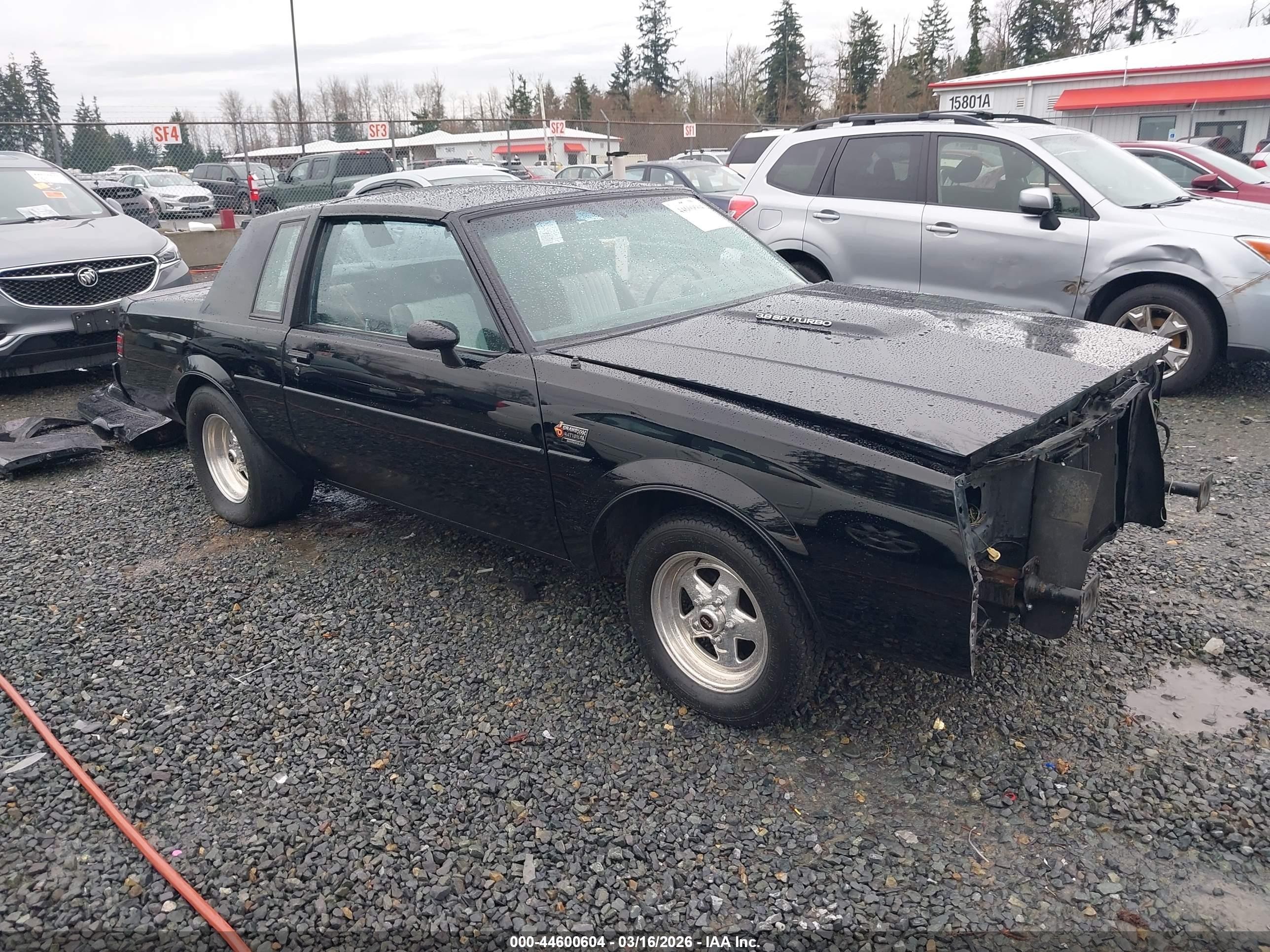 1987 Buick Regal, VIN 1G4GJ1177HP462597 — Бок