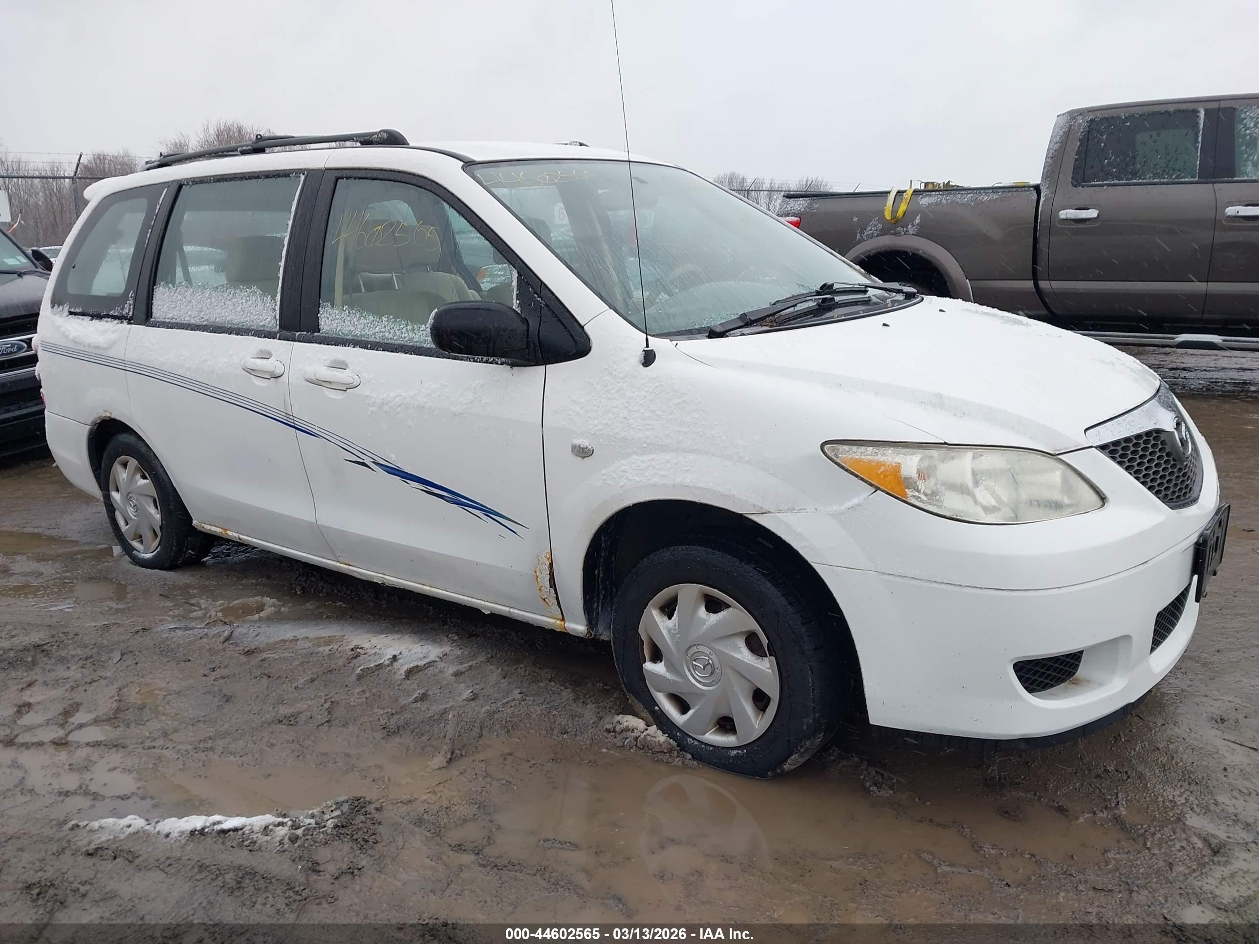 2005 Mazda MPV LX, VIN JM3LW28A150550259 — Перед