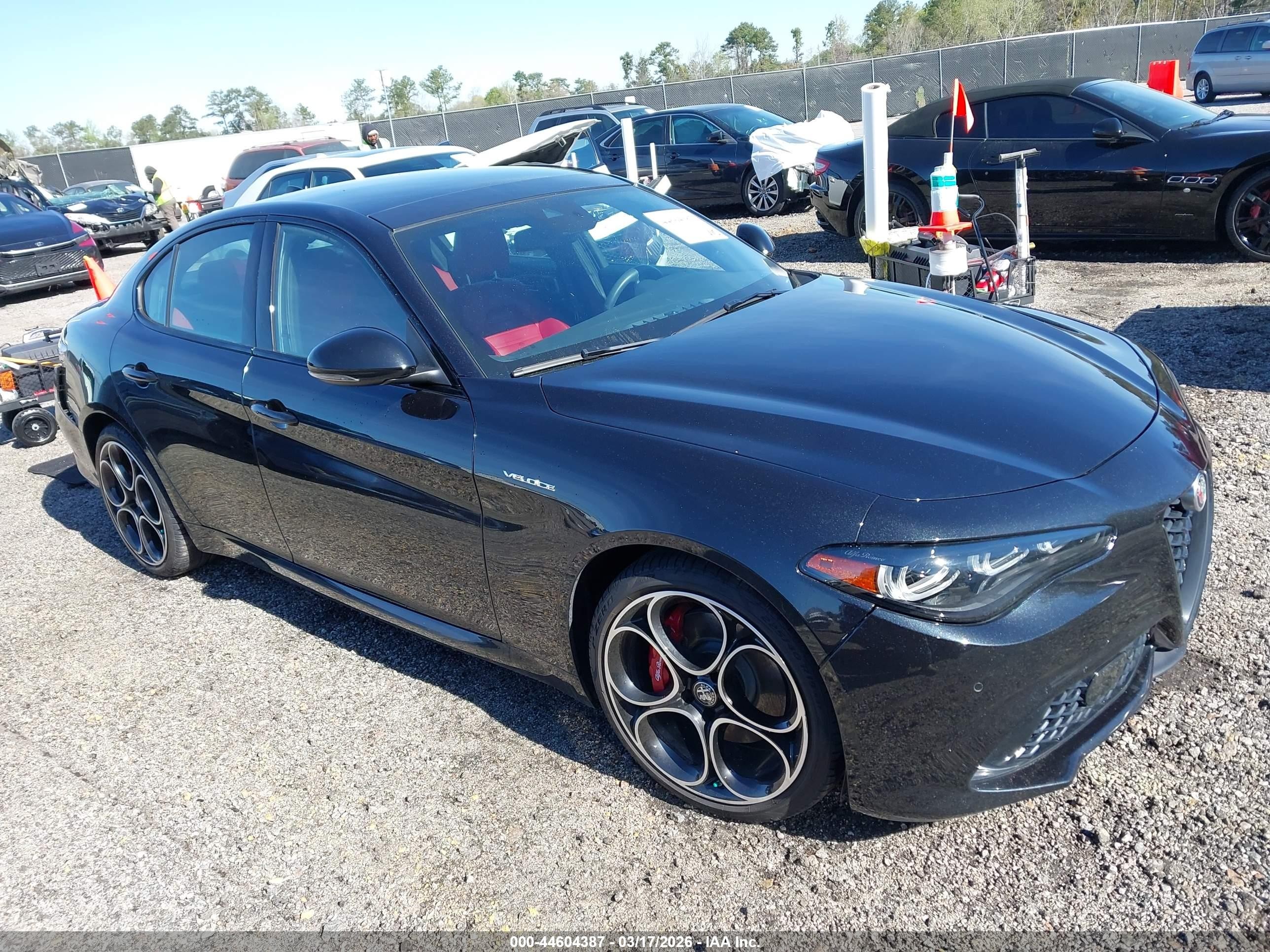 2024 Alfa Romeo Giulia Ti, VIN ZARFAMBN1R7678094 — Rear end