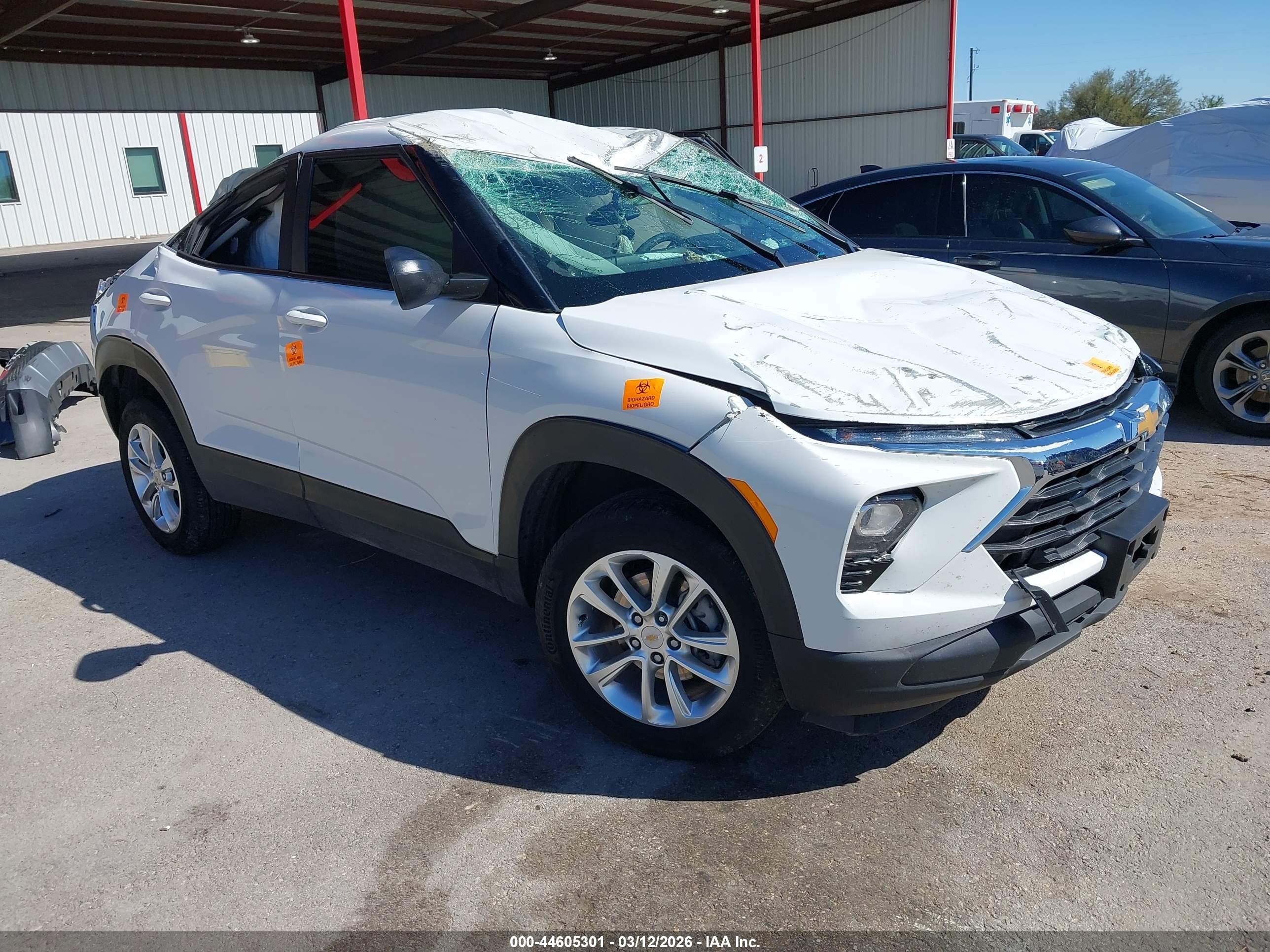 2025 Chevrolet TrailBlazer LS, VIN KL79MMSP7SB025849 — Rollover
