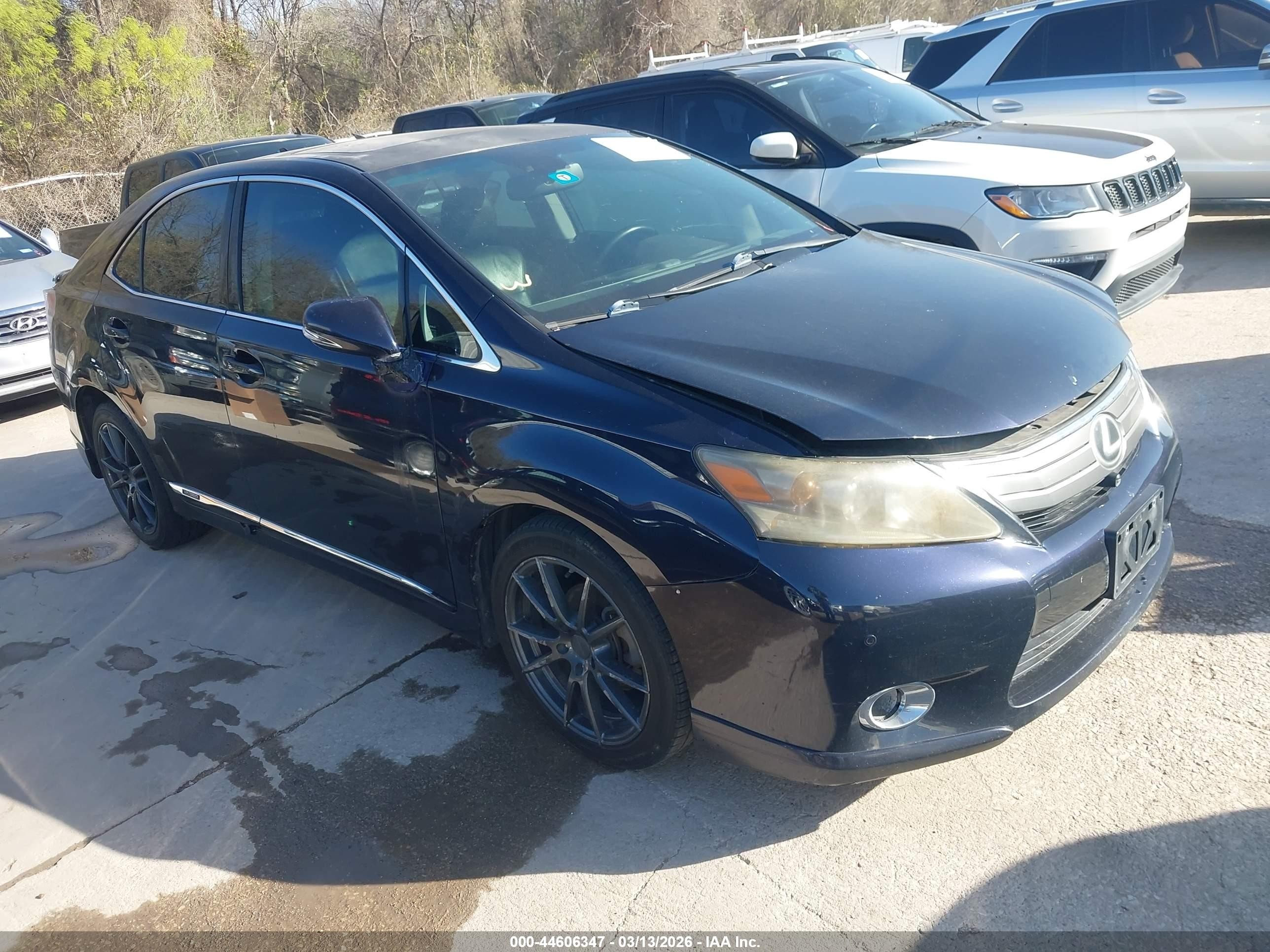 2010 Lexus HS 250h Premium, VIN JTHBB1BA8A2023951 — Mechanical