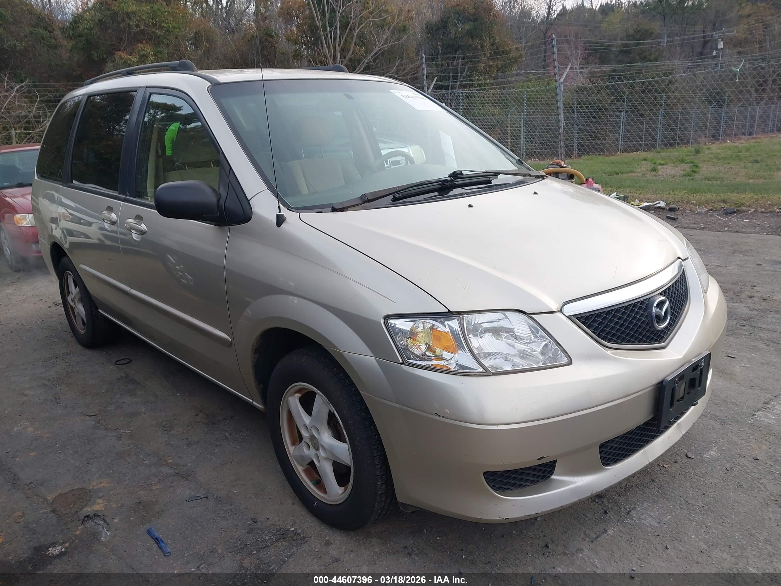 2003 Mazda MPV LX, VIN JM3LW28A930373070 — Front end