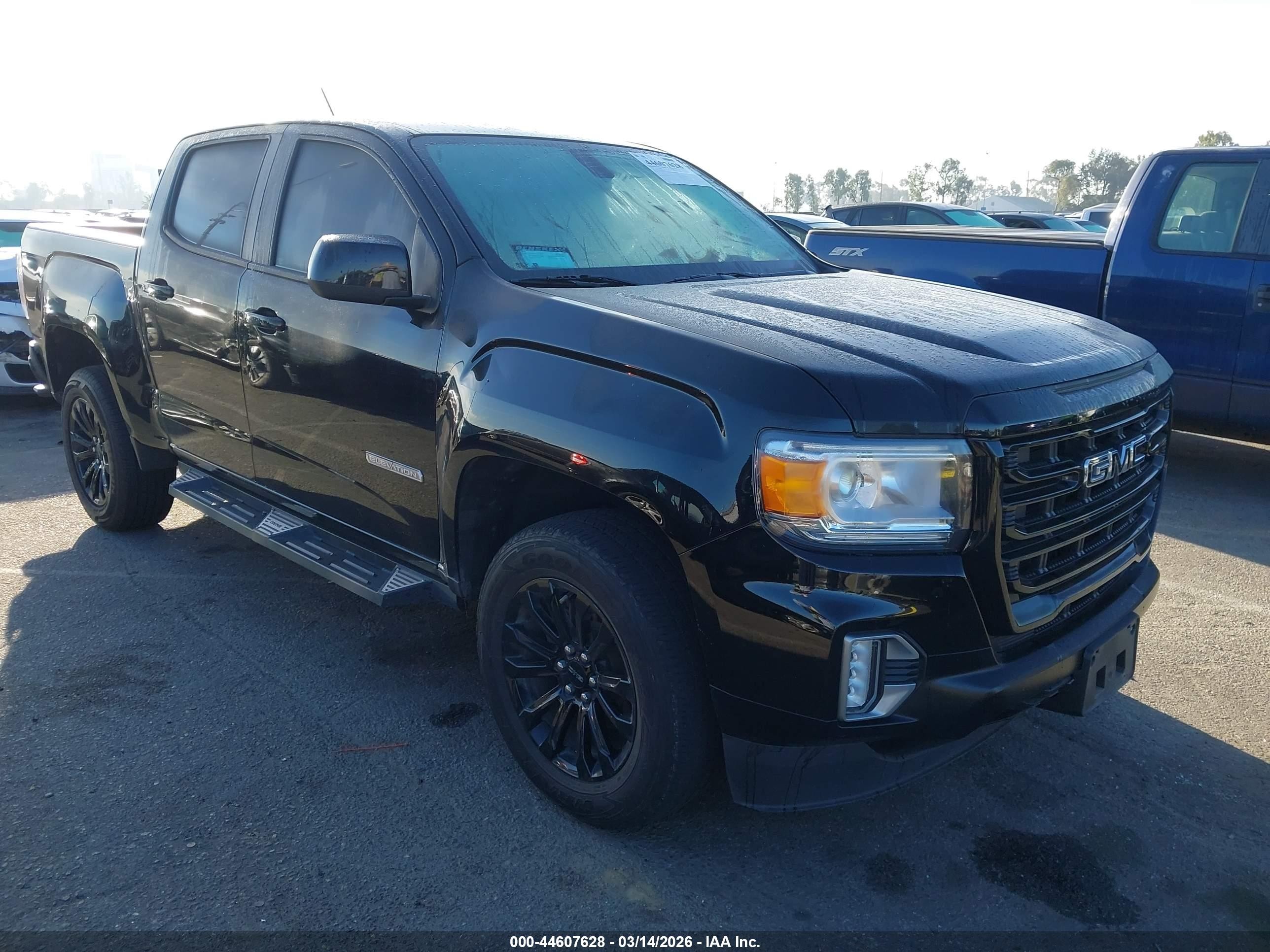 2022 GMC Canyon 2WD Elevation, VIN 1GTG5CEN6N1146099 — Interior fire