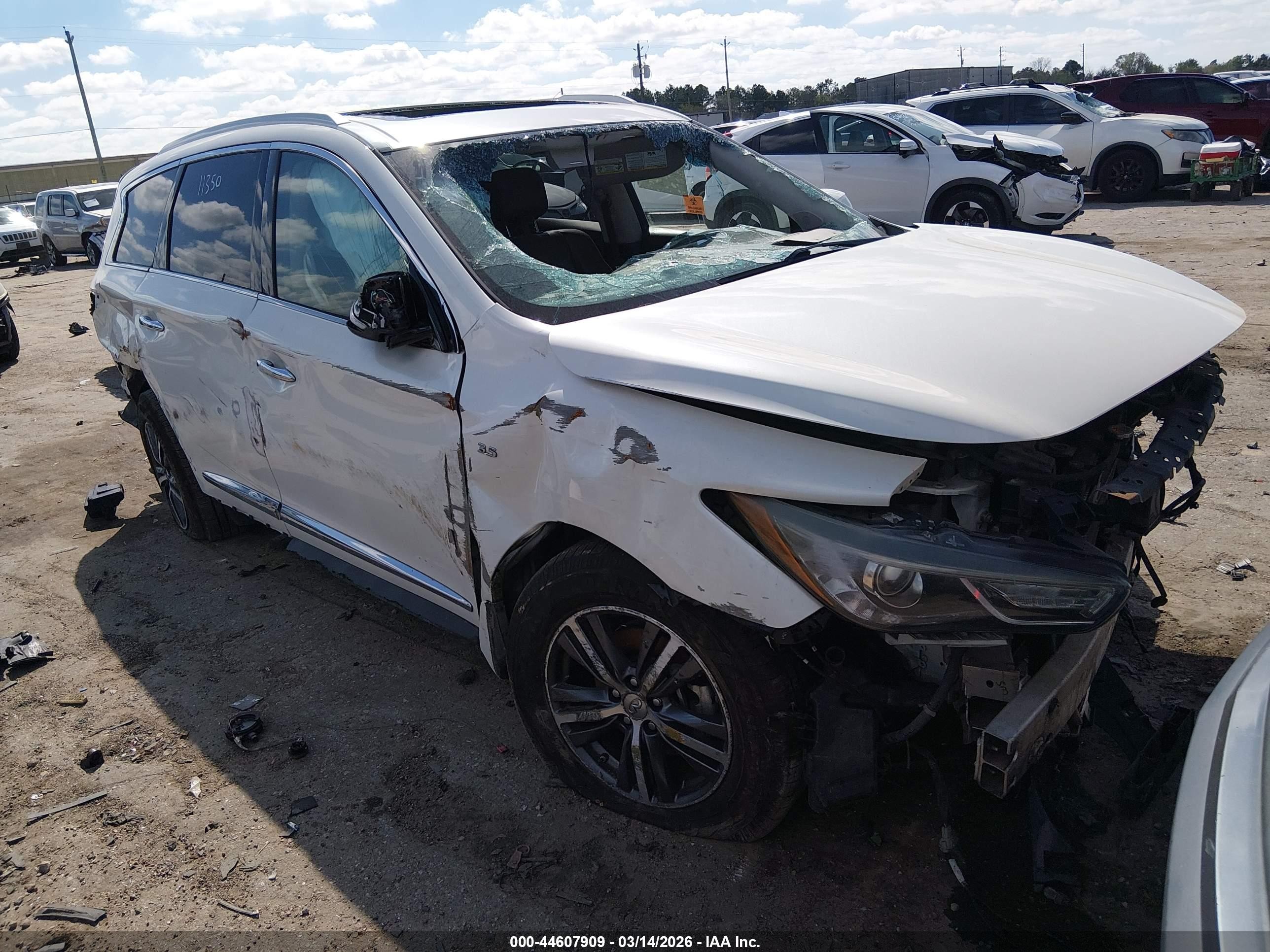 2016 Infiniti QX60, VIN 5N1AL0MM6GC504503 — Biohazard / chemical