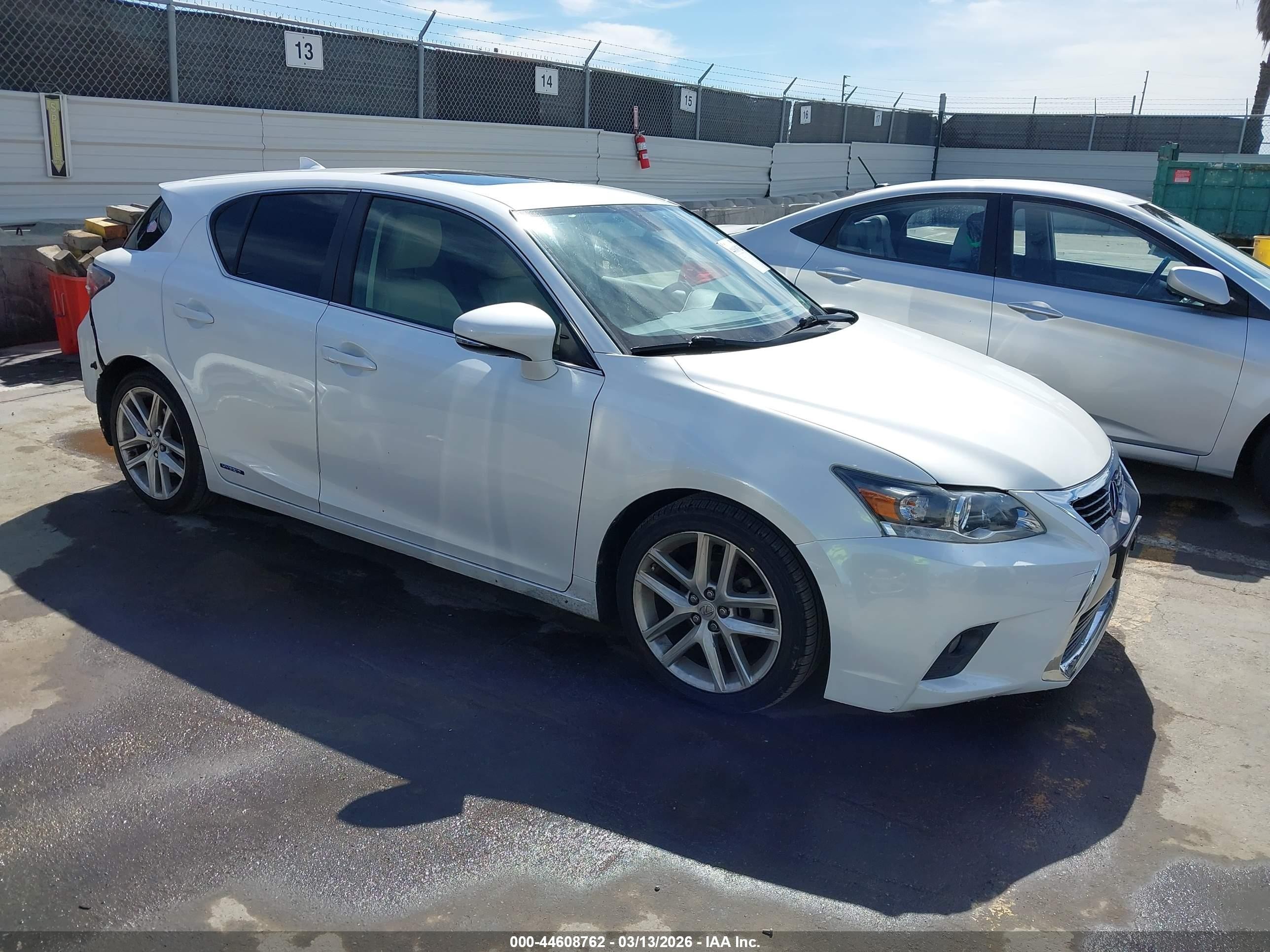 2017 Lexus CT 200h F Sport, VIN JTHKD5BH1H2288039 — Rear end
