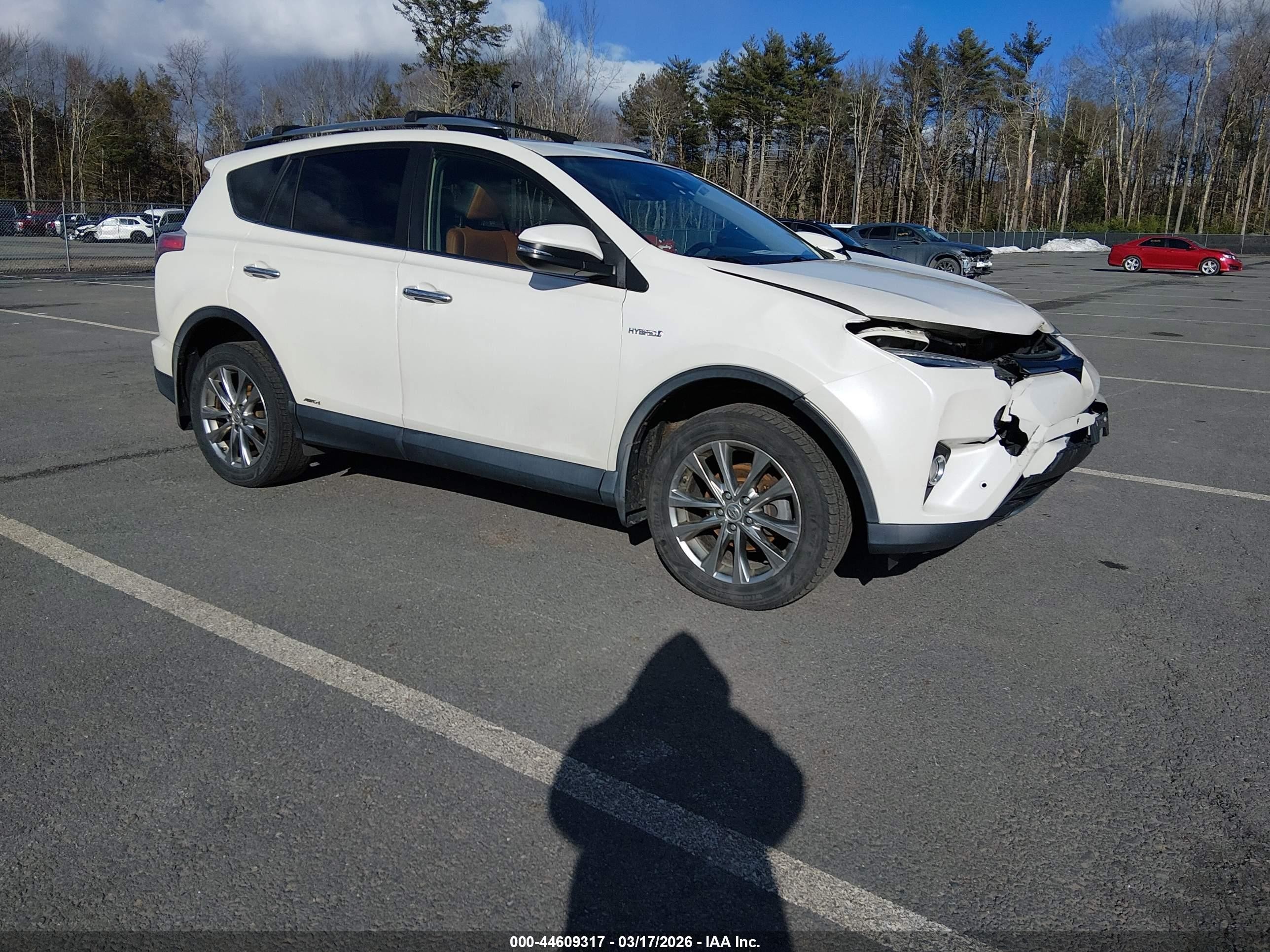 2017 Toyota RAV4 Limited, VIN JTMDJREV6HD102219 — Front end