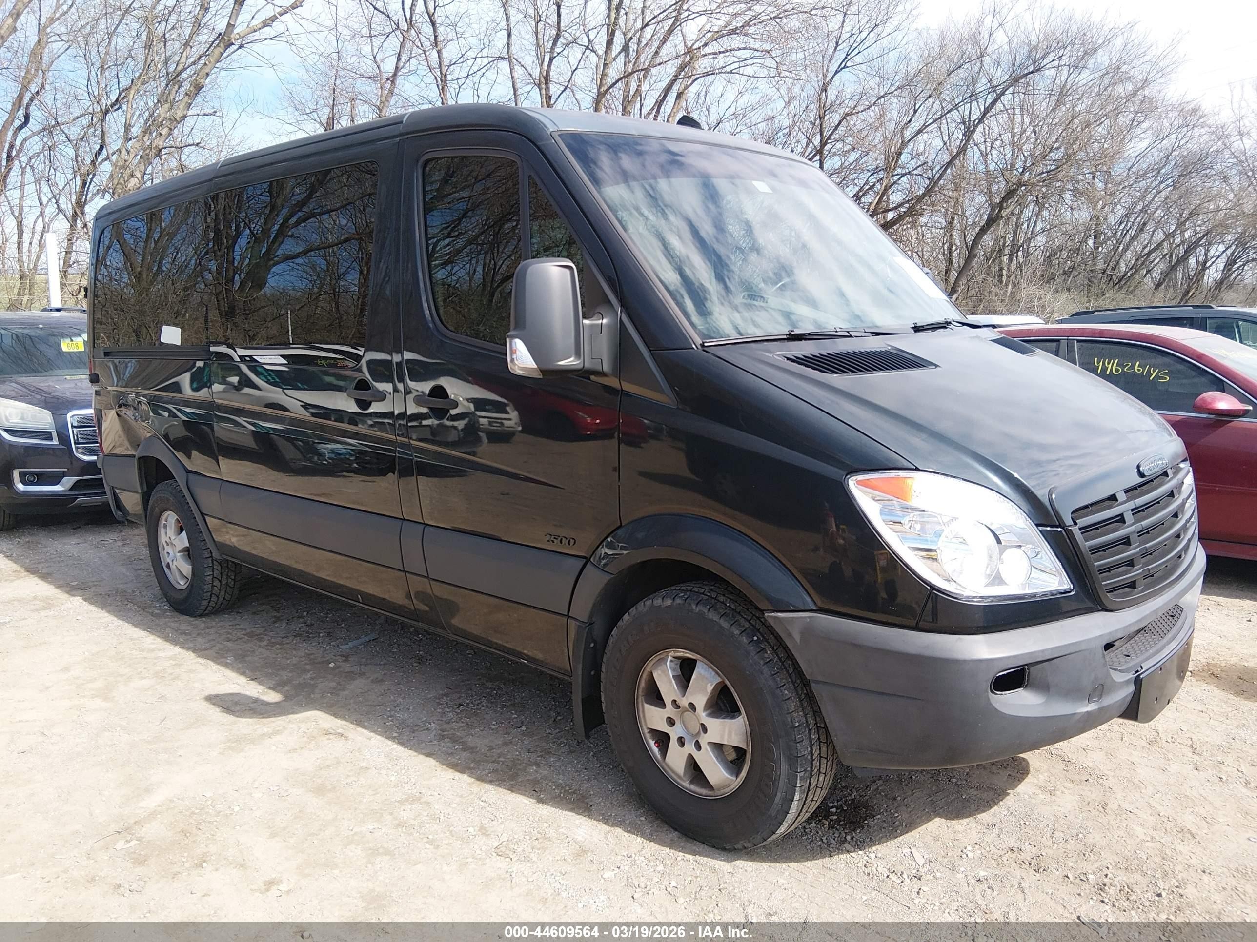2010 Freightliner Sprinter, VIN WCDPE7CC8A5498812 — Rear end