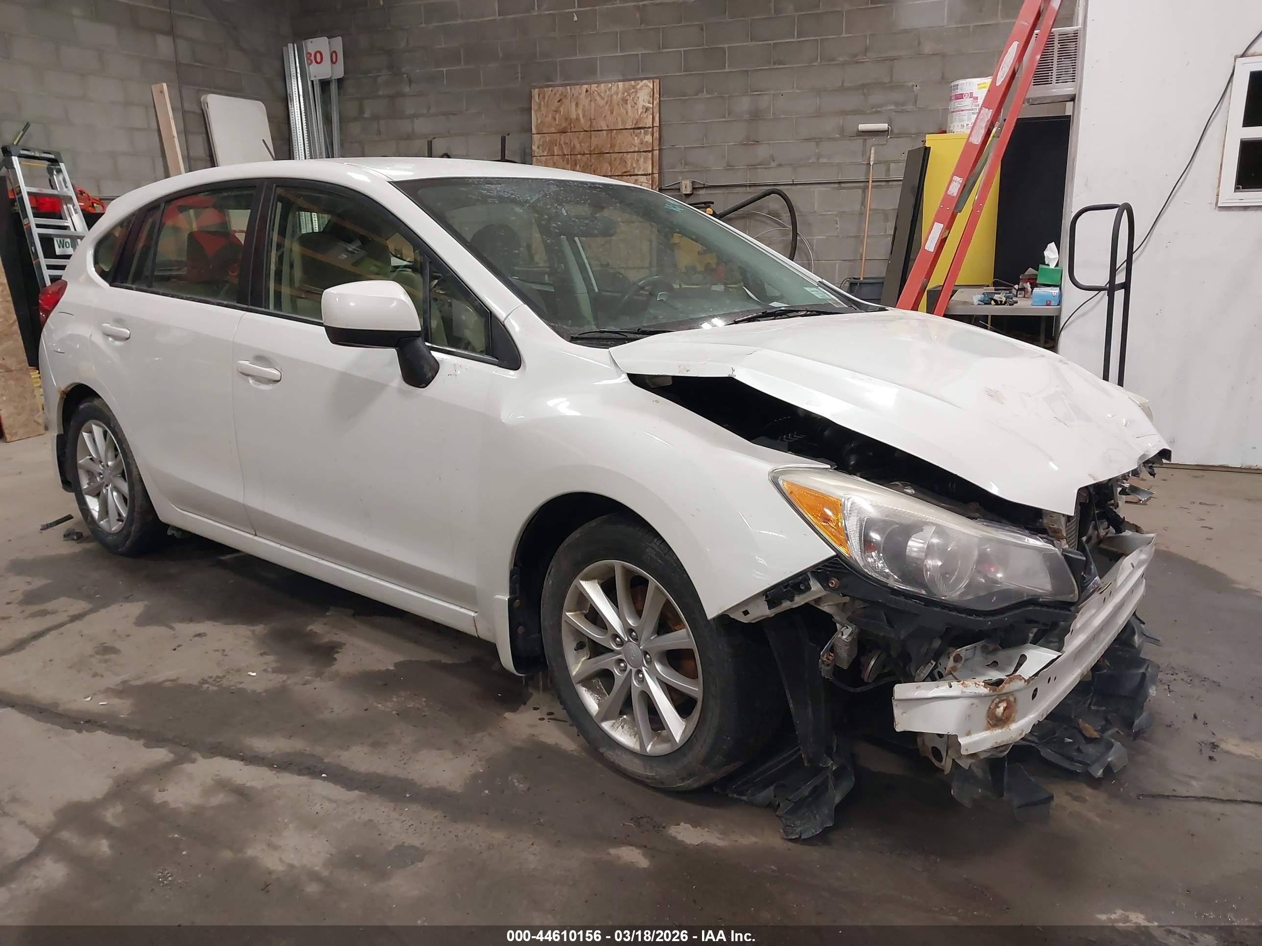 2013 Subaru Impreza Premium, VIN JF1GPAC63D2215307 — Front end
