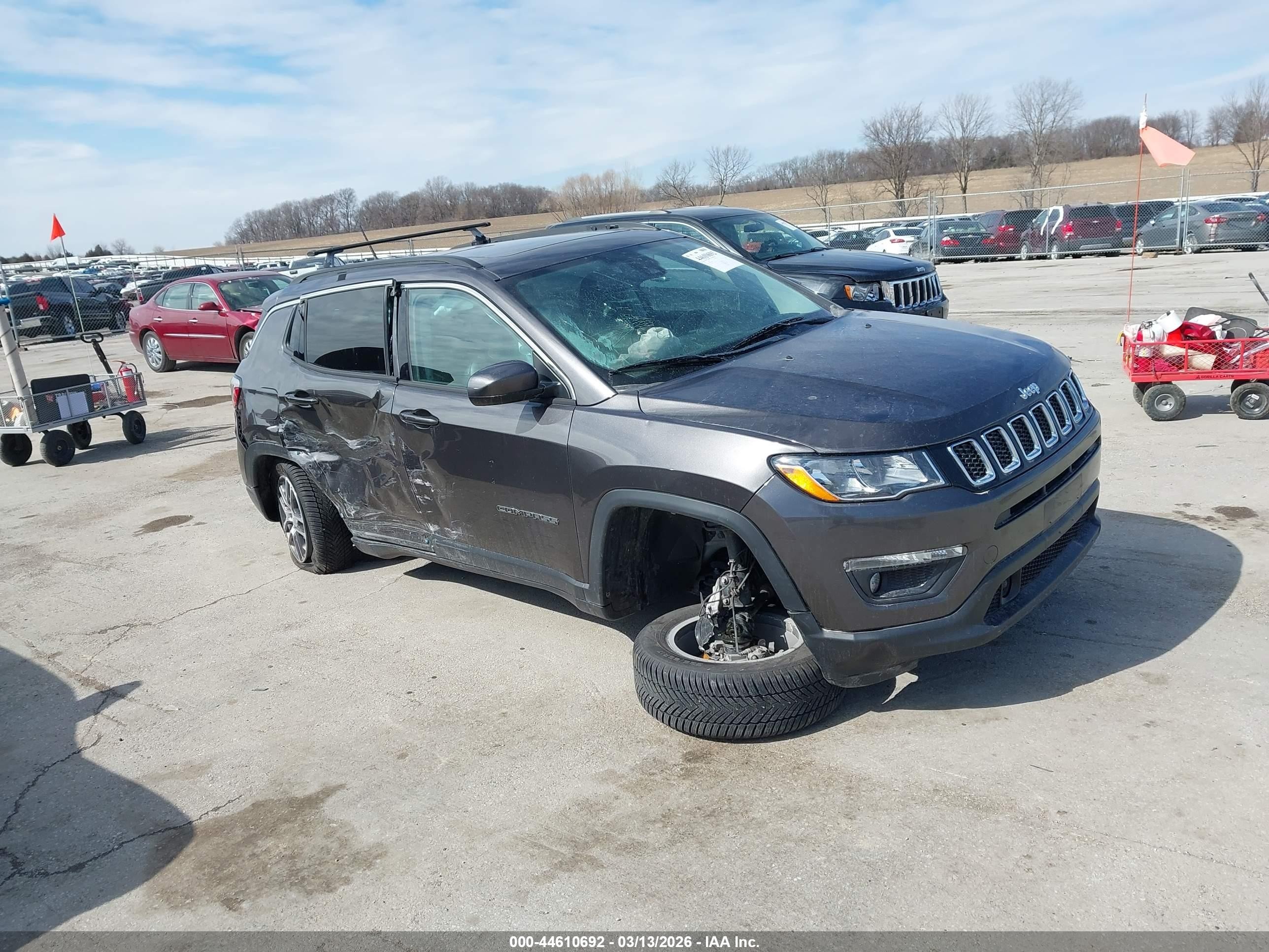 2020 Jeep Compass Latitude, VIN 3C4NJDBB1LT217685 — Undercarriage
