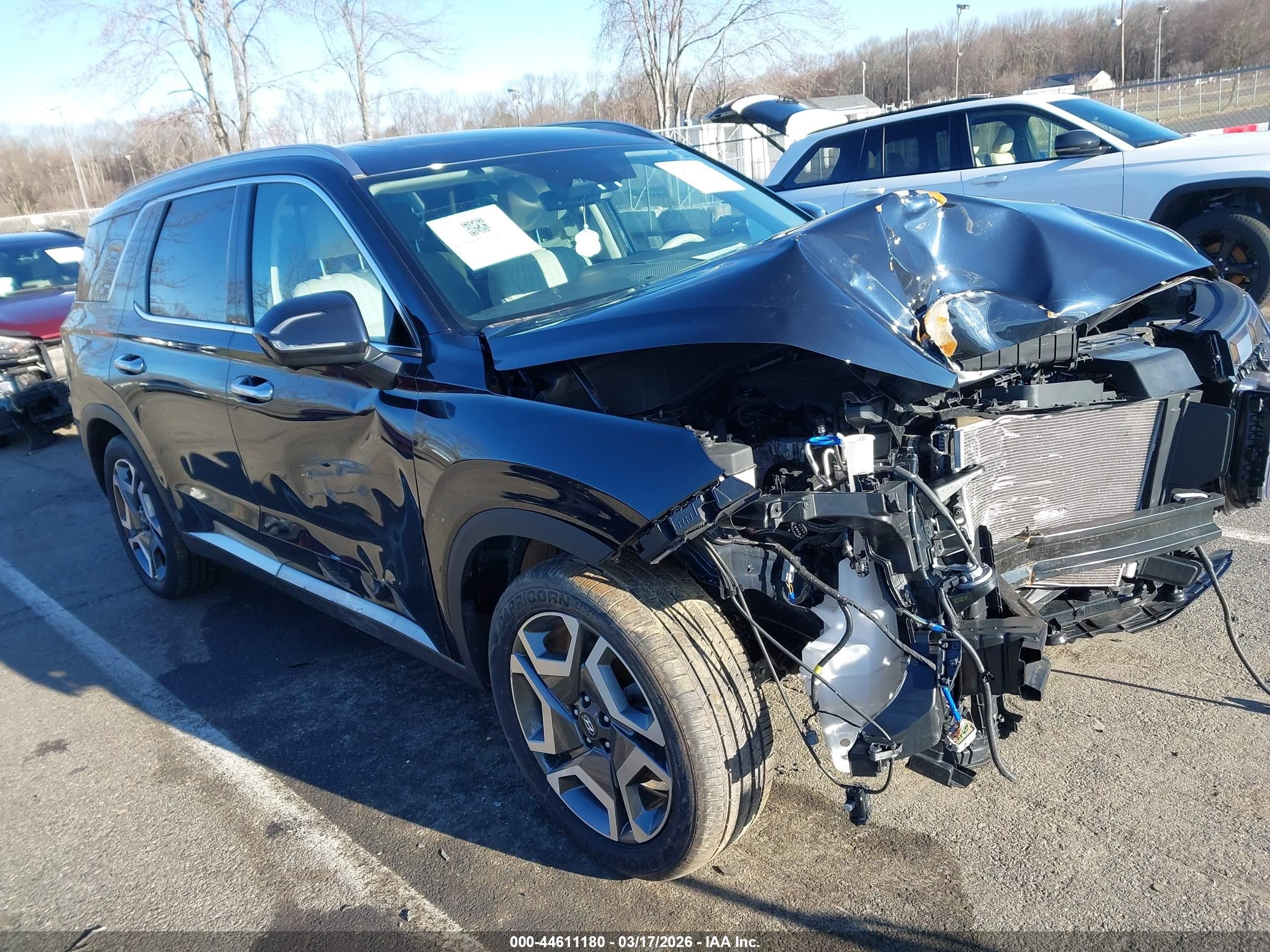 2024 Hyundai Palisade Limited, VIN KM8R5DGEXRU792001 — Front end