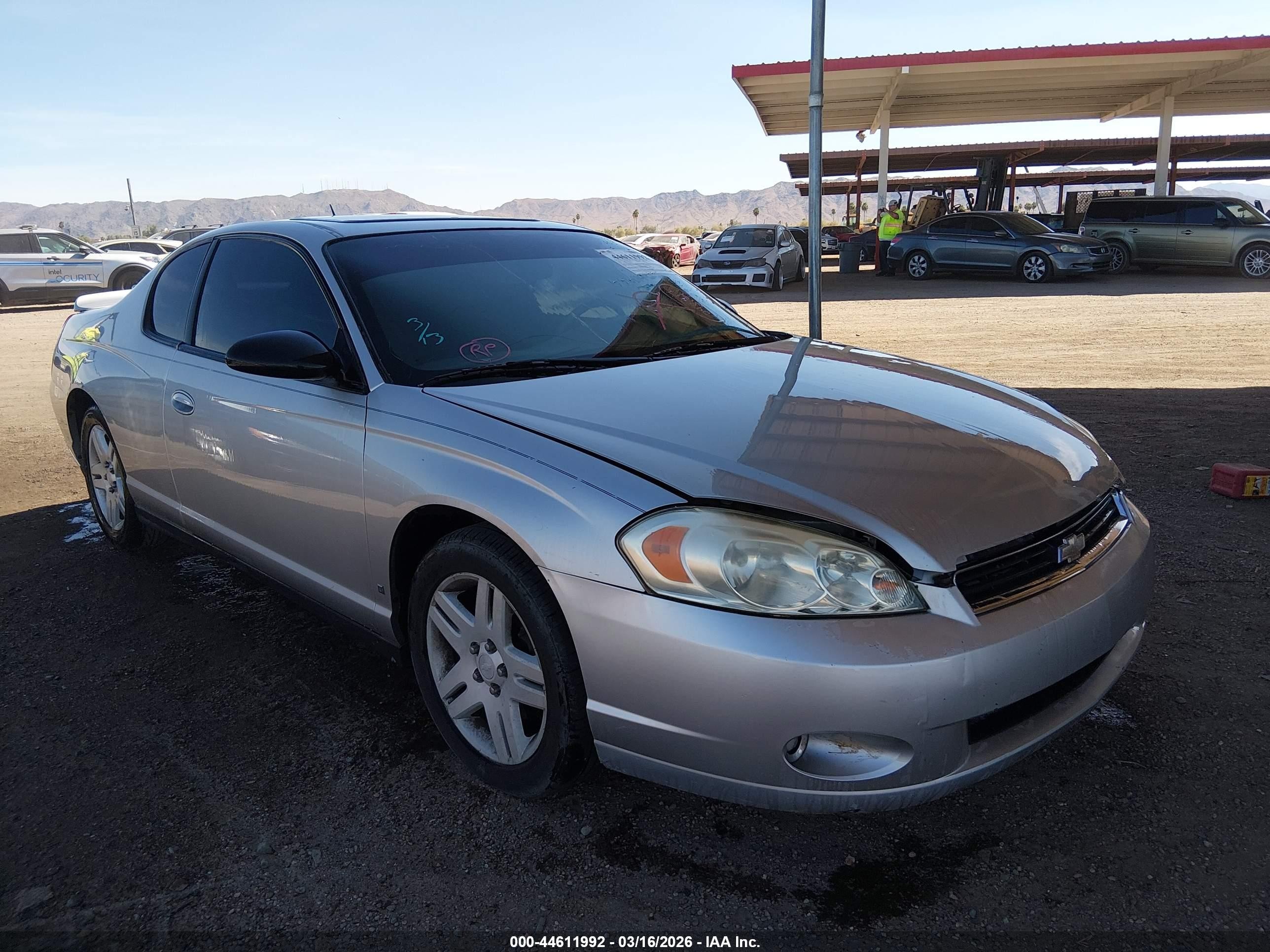 2006 Chevrolet Monte Carlo LT 3.9L, VIN 2G1WK151569302970 — Normal wear