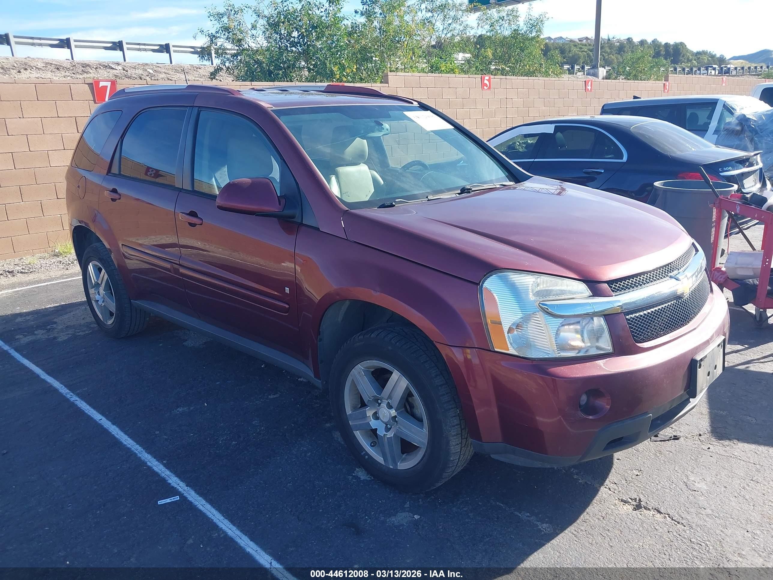 2008 Chevrolet Equinox LT, VIN 2CNDL43F186015721 — Front end