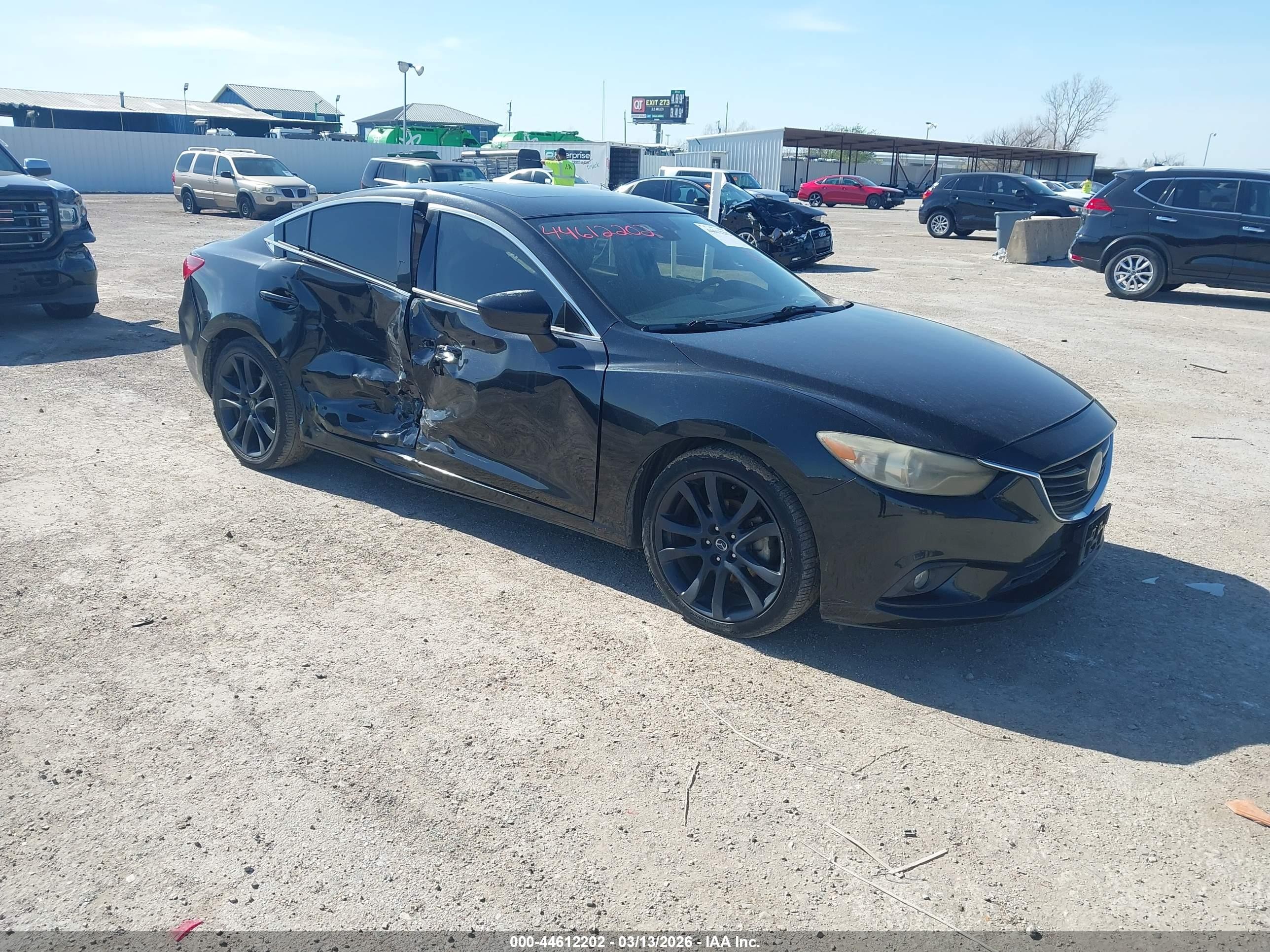 2014 Mazda 6 i Grand Touring, VIN JM1GJ1W59E1102547 — Front end