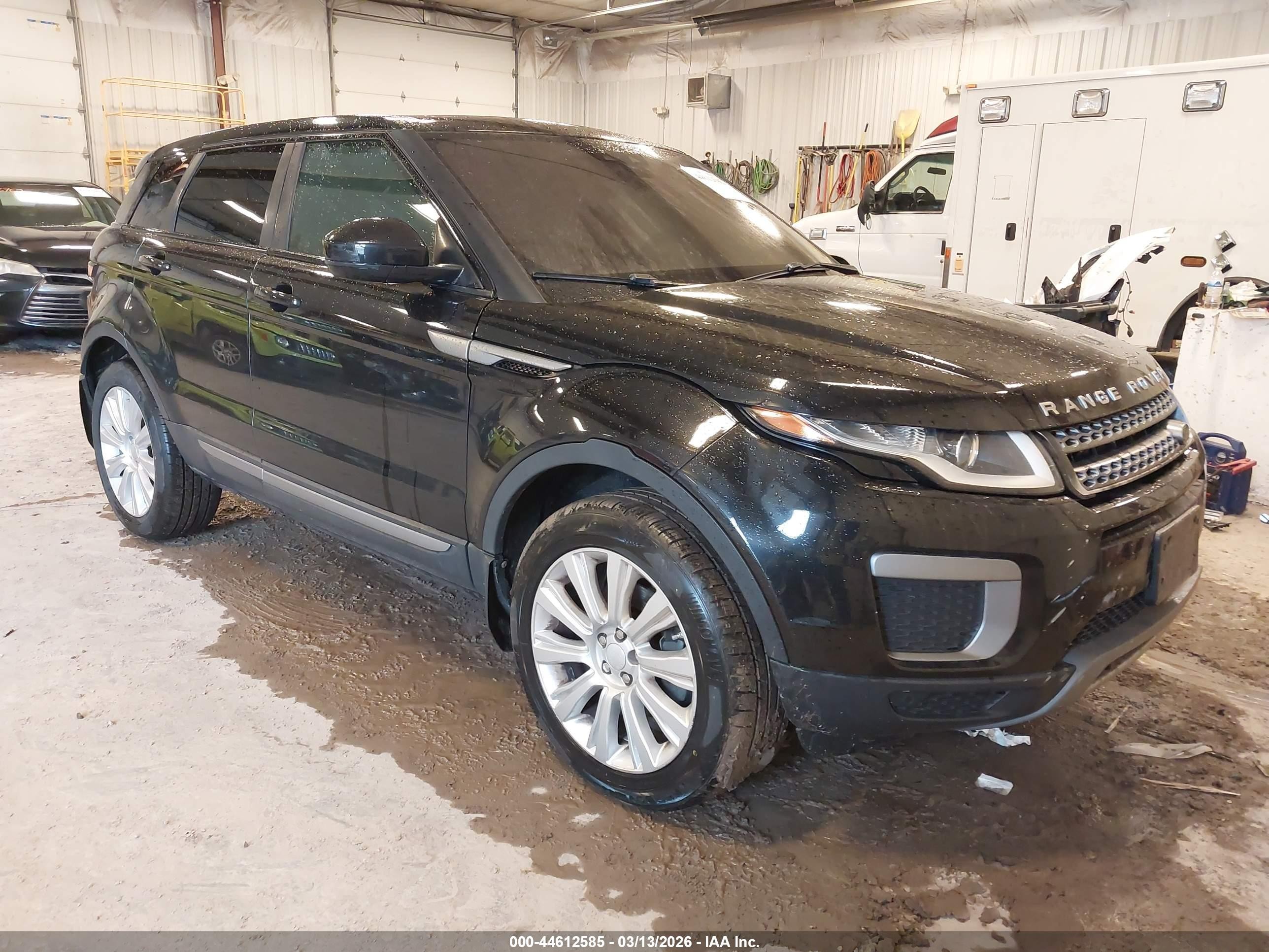 2016 Land Rover Range Rover Evoque SE, VIN SALVP2BG0GH078189 — Interior fire