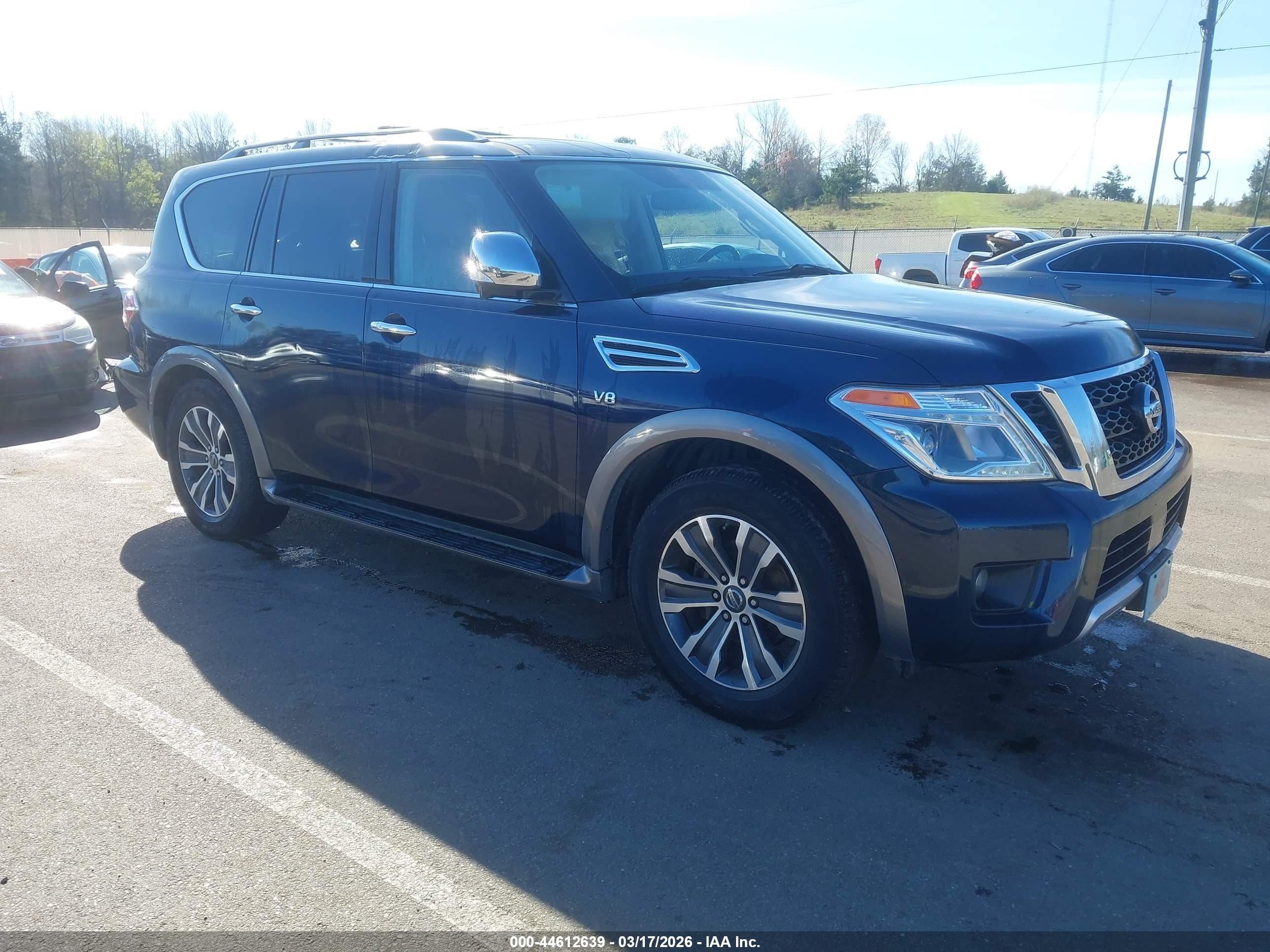 2018 Nissan Armada SV, VIN JN8AY2ND9J9054466 — Side