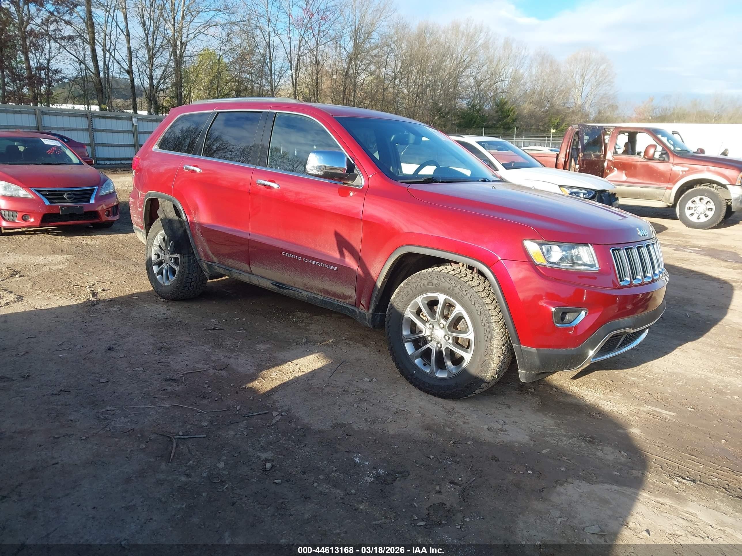 2015 Jeep Grand Cherokee Limited, VIN 1C4RJFBG9FC898557 — Зад