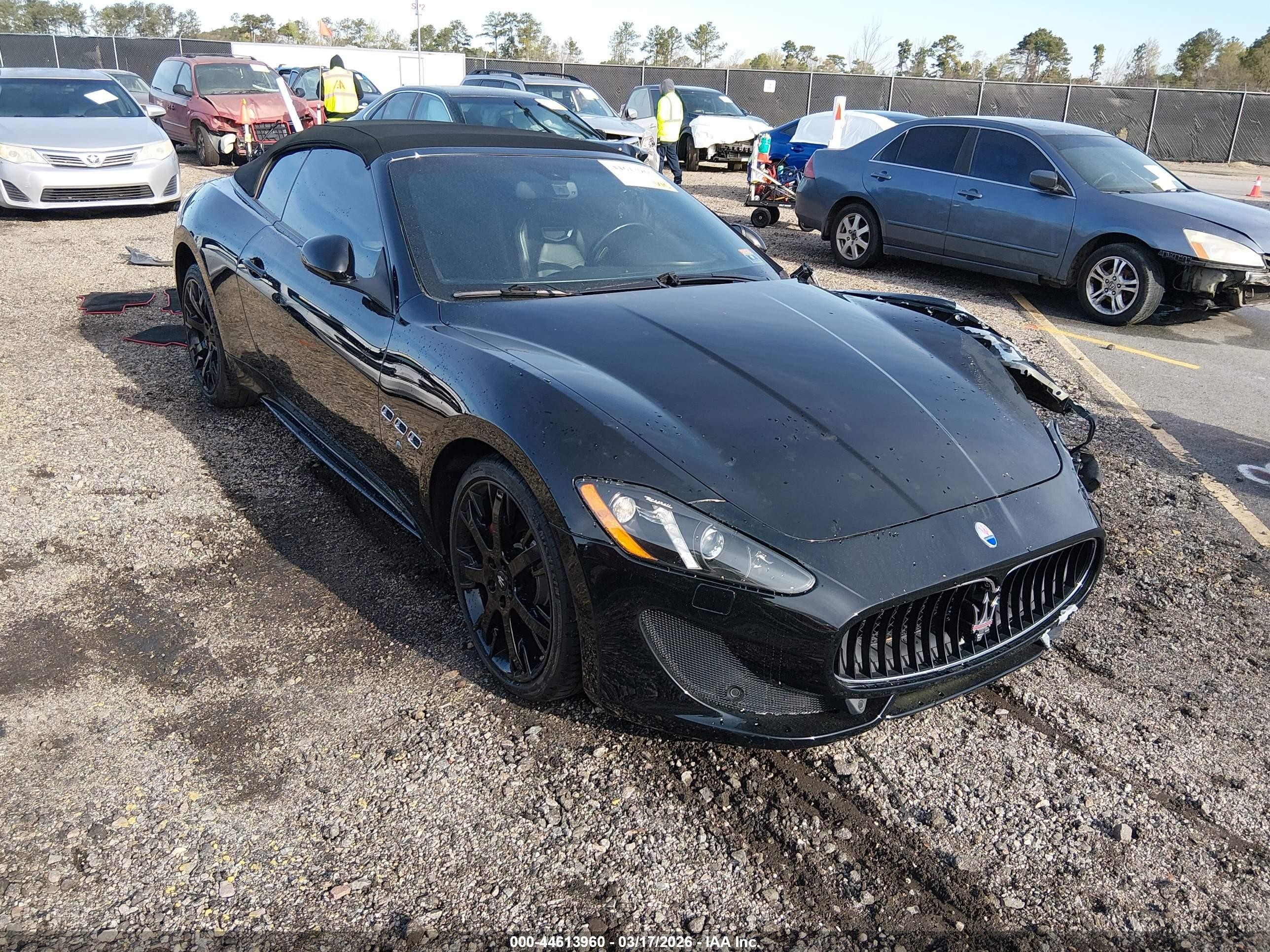 2016 Maserati GranTurismo Sport, VIN ZAM45VMA8G0167344 — Front end