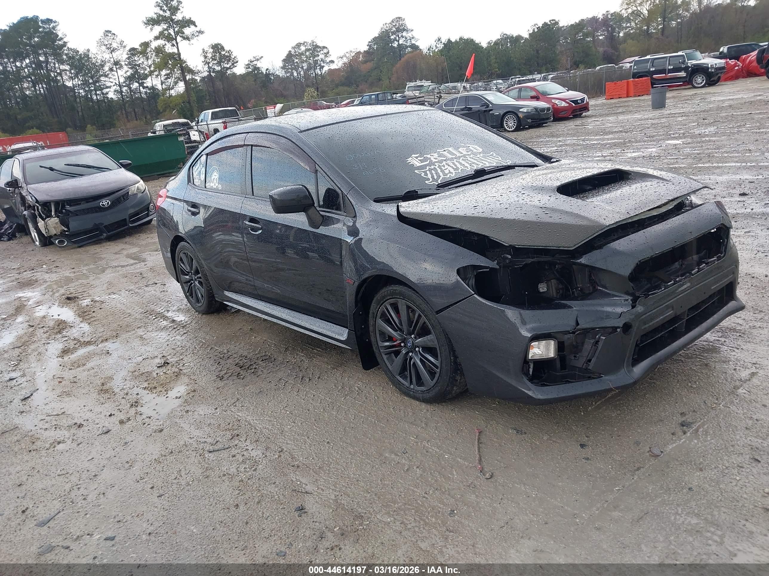 2018 Subaru WRX, VIN JF1VA1A64J9826218 — Front end