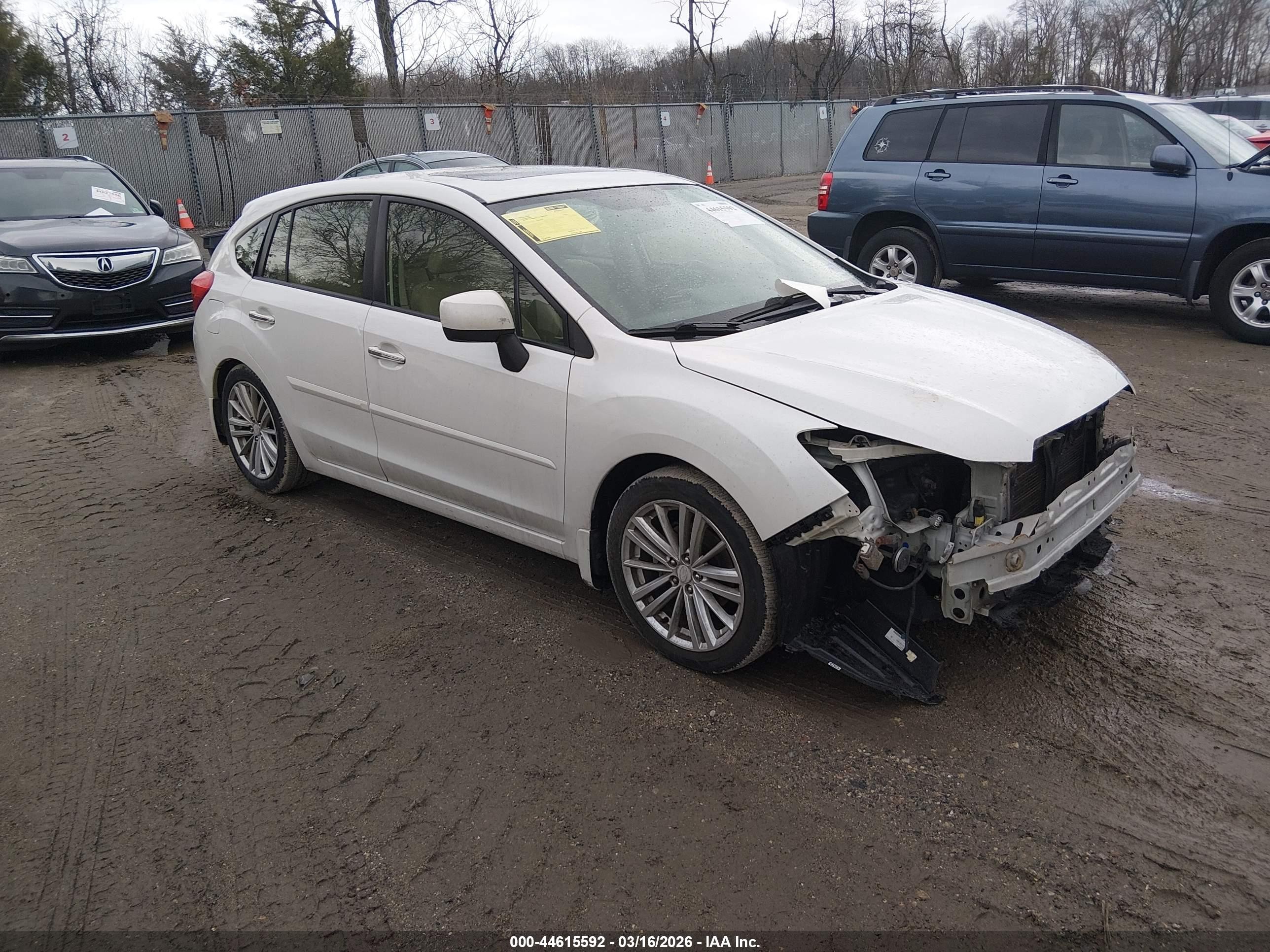 2013 Subaru Impreza Limited, VIN JF1GPAH68DH208925 — Front end