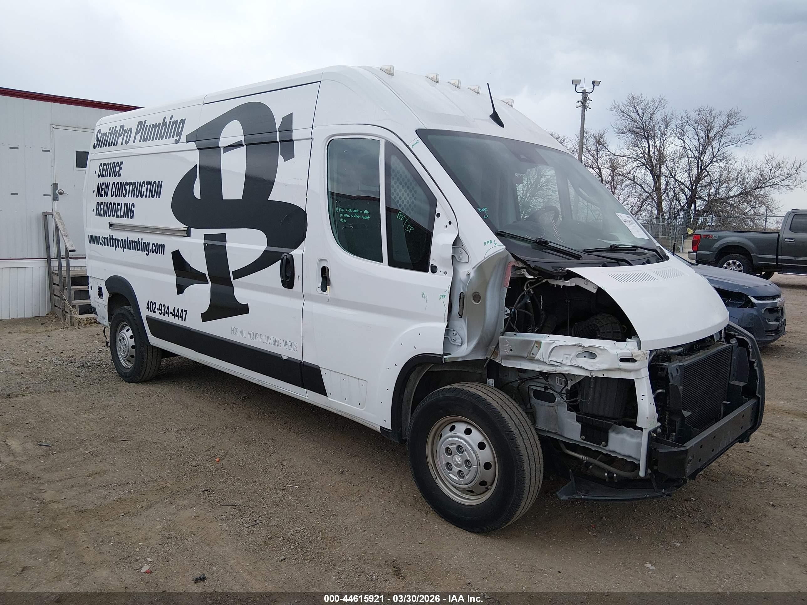 2022 Ram ProMaster Cargo, VIN 3C6LRVDG6NE122374 — All over