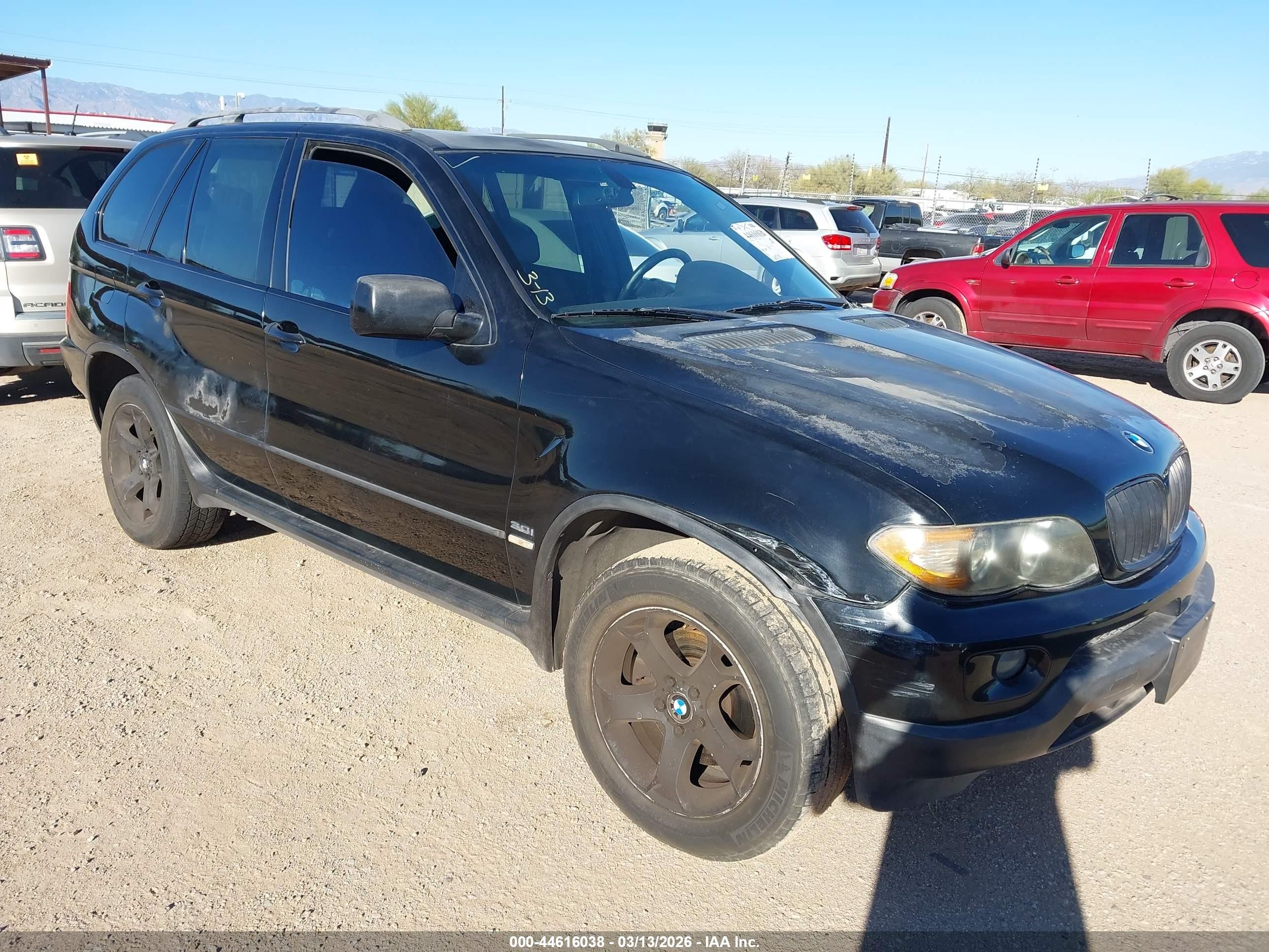 2005 BMW X5 3.0i, VIN 5UXFA13595LY01292 — Перед