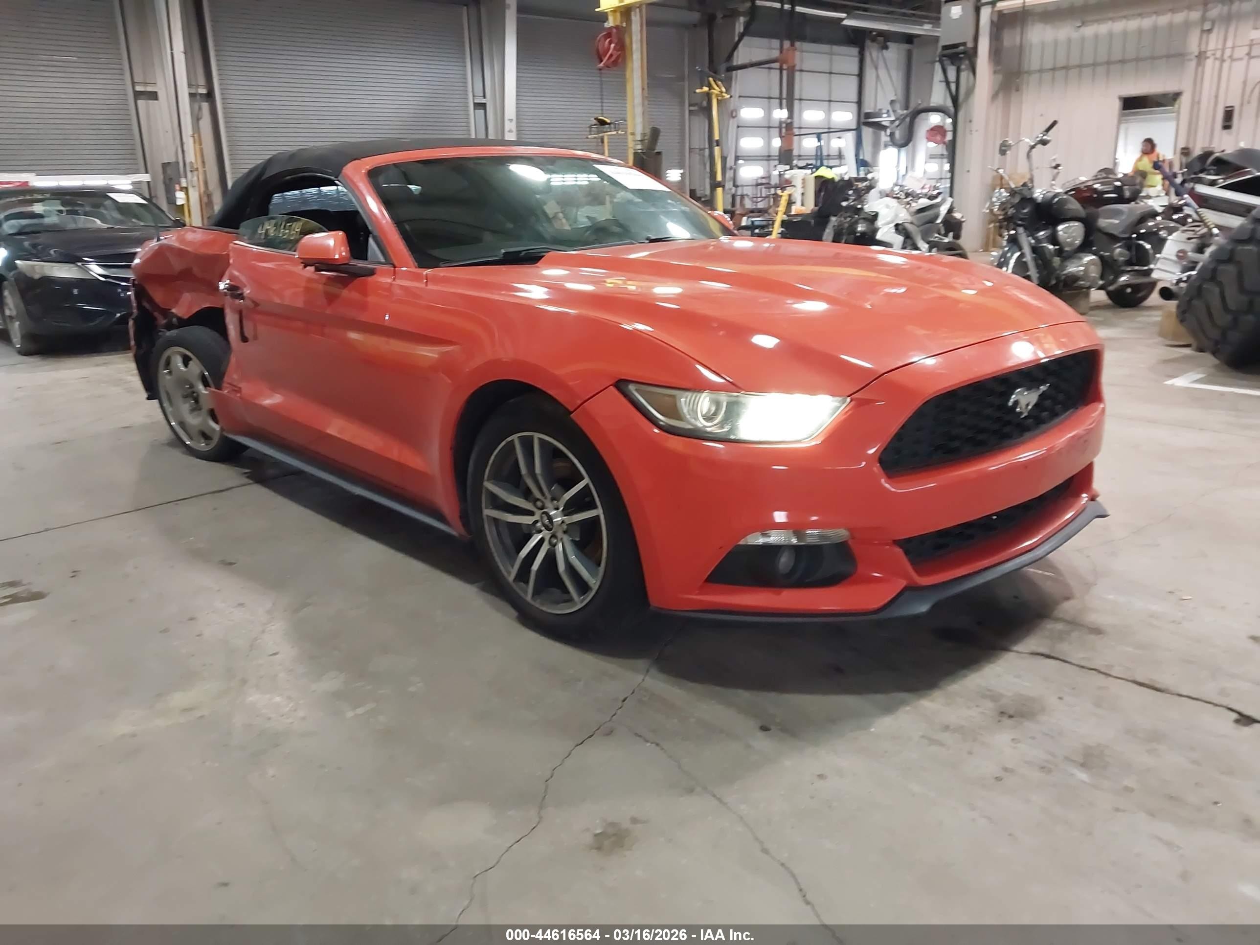 2015 Ford Mustang EcoBoost Premium, VIN 1FATP8UH6F5382964 — Rear end