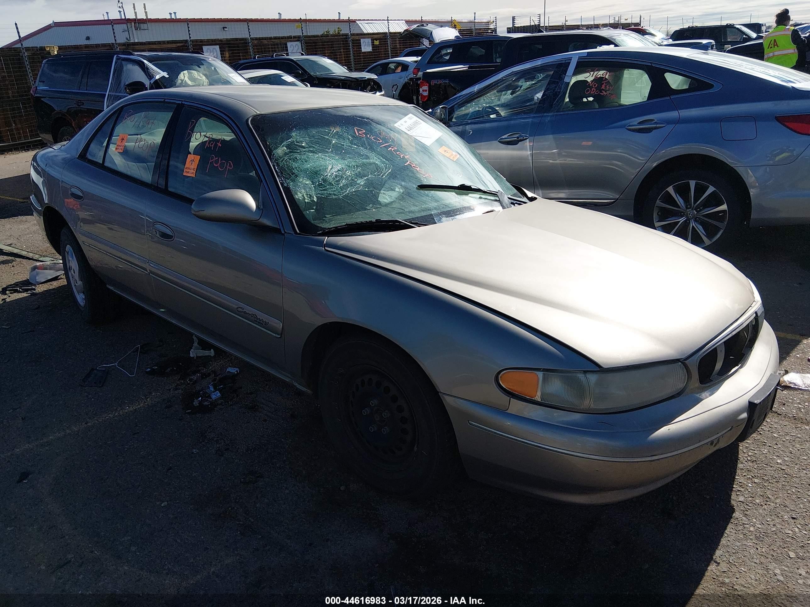 2001 Buick Century Custom, VIN 2G4WS52J611238427 — Бок