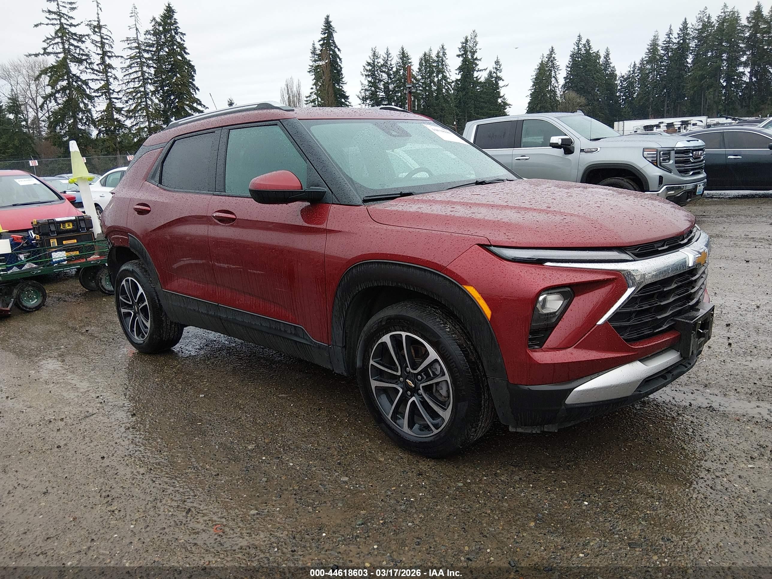 2025 Chevrolet TrailBlazer LT, VIN KL79MRSL2SB035196 — Зад