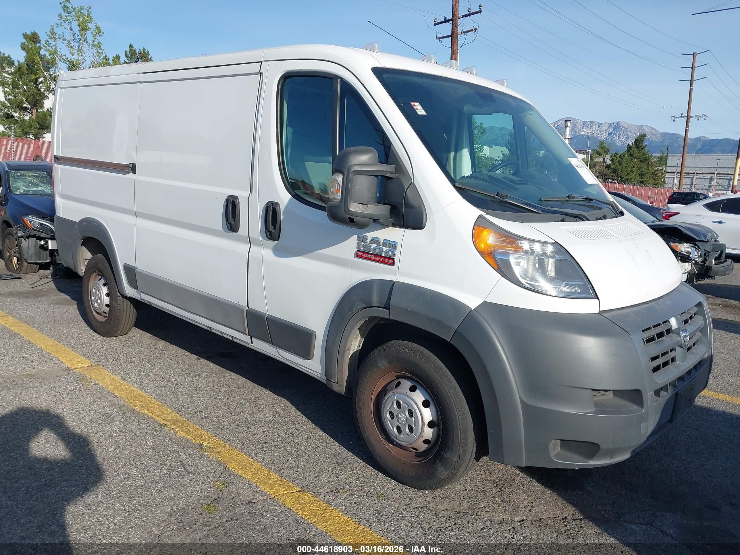 2017 Ram ProMaster Cargo, VIN 3C6TRVAG2HE532145 — Electrical