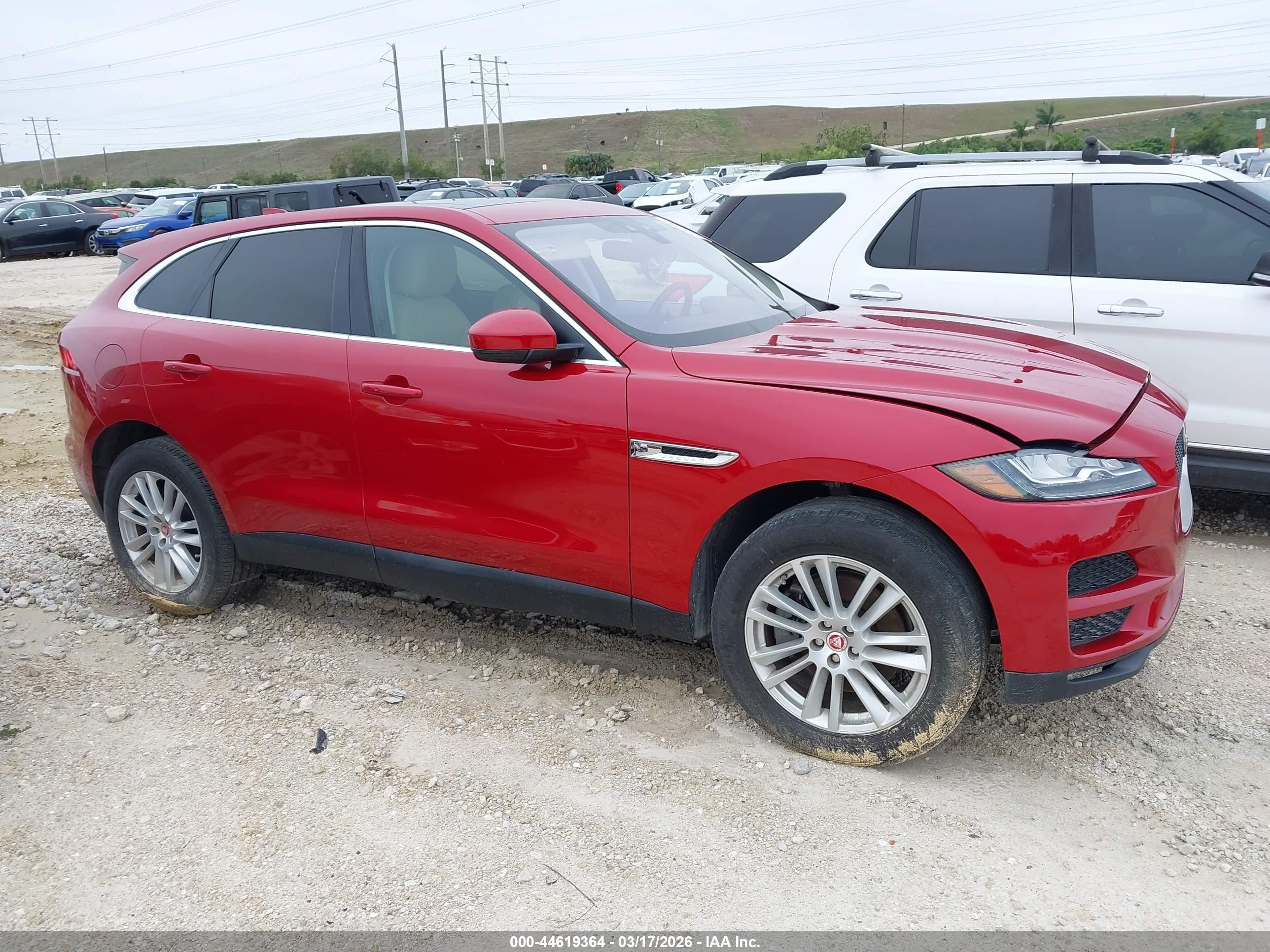 2017 Jaguar F-Pace 35t Prestige, VIN SADCK2BVXHA066657 — Water / flood