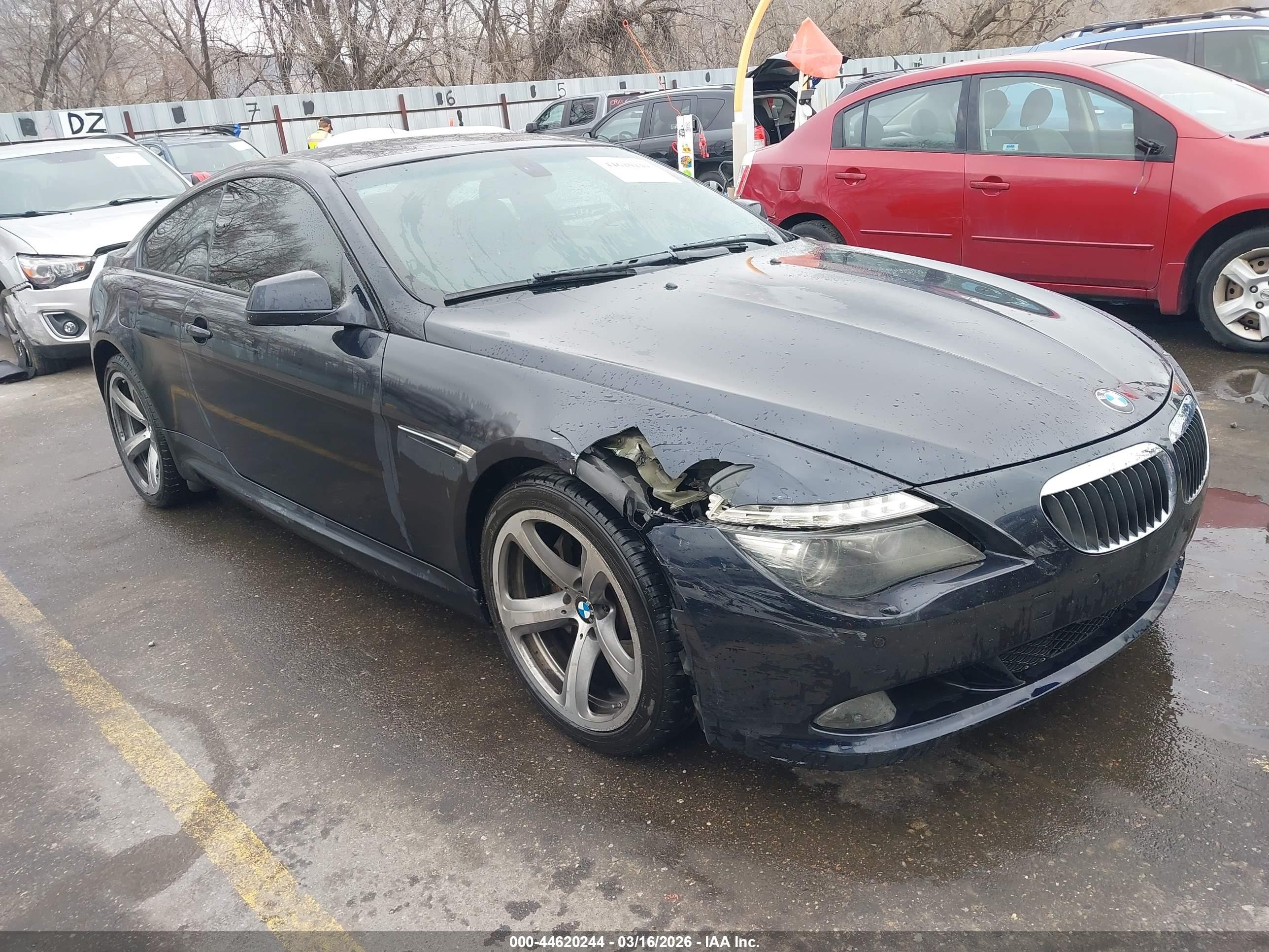 2010 BMW 6 Series 650i, VIN WBAEA5C55ACV93679 — Front end