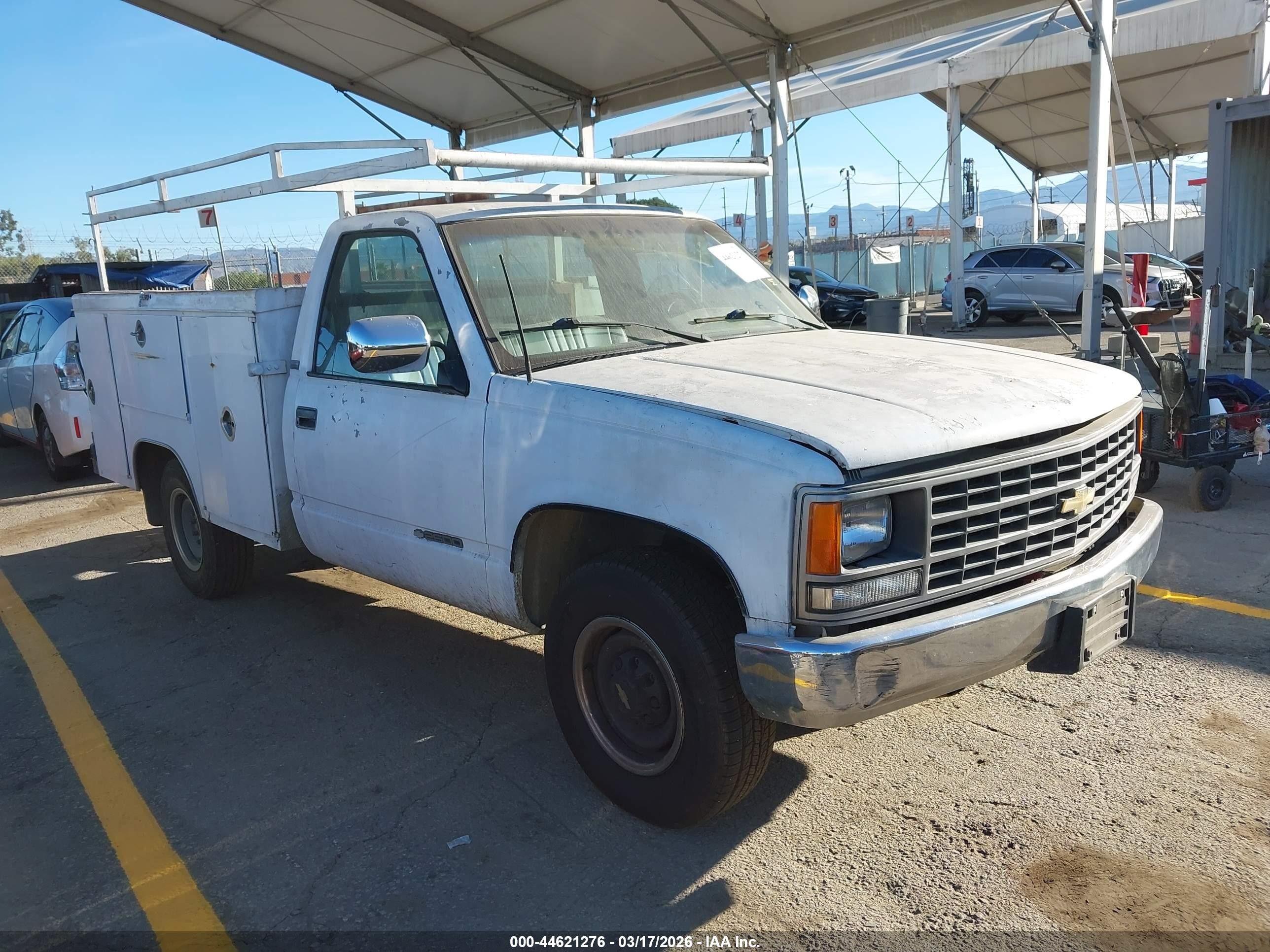 1990 Chevrolet Silverado 2500, VIN 1GCGC24K1LE105201 — После угона