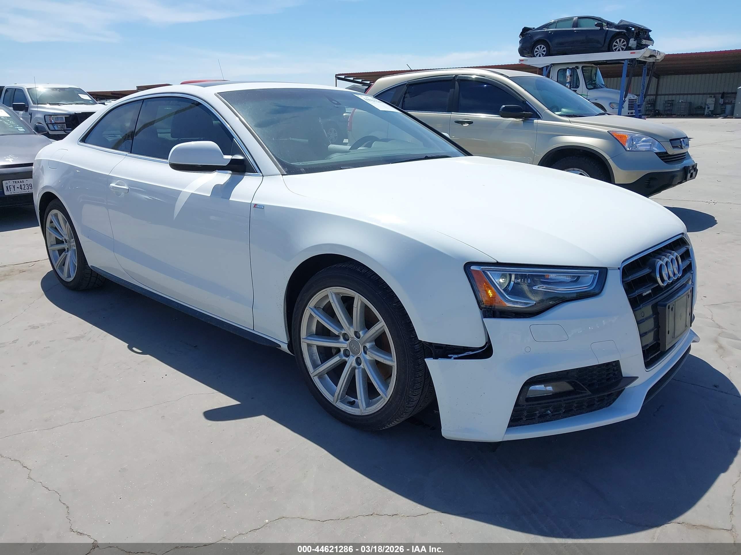 2017 Audi A5 Sport, VIN WAUD2AFR3HA001640 — Зад