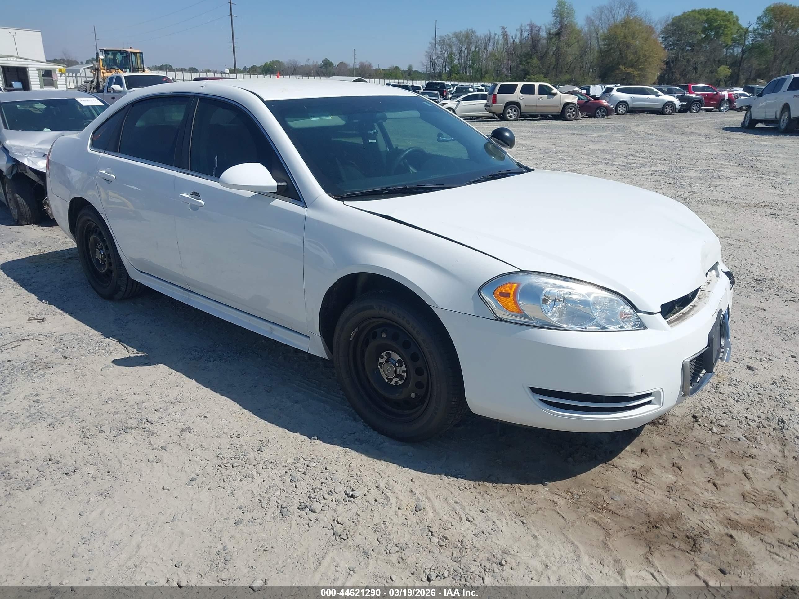 2015 Chevrolet Impala Police Police, VIN 2G1WD5E36F1110653 — Front end