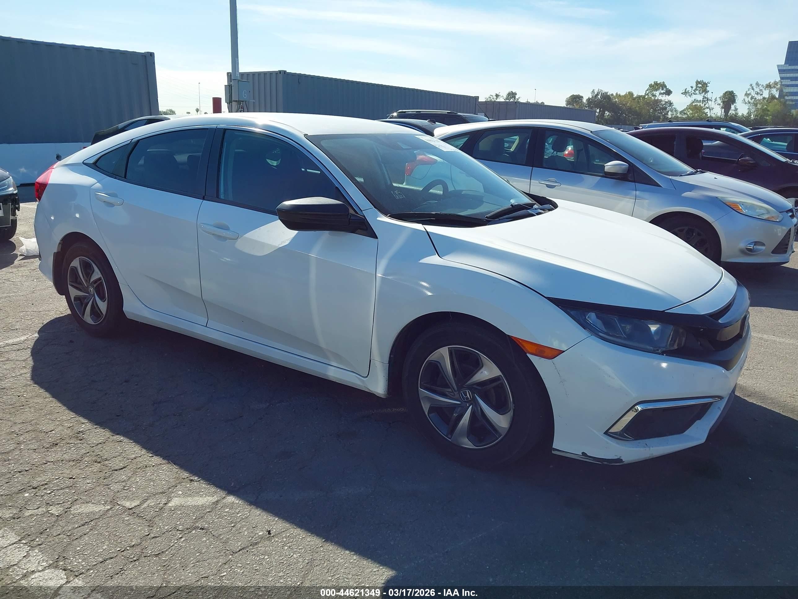 2020 Honda Civic LX, VIN 2HGFC2F63LH568799 — Fresh water flood