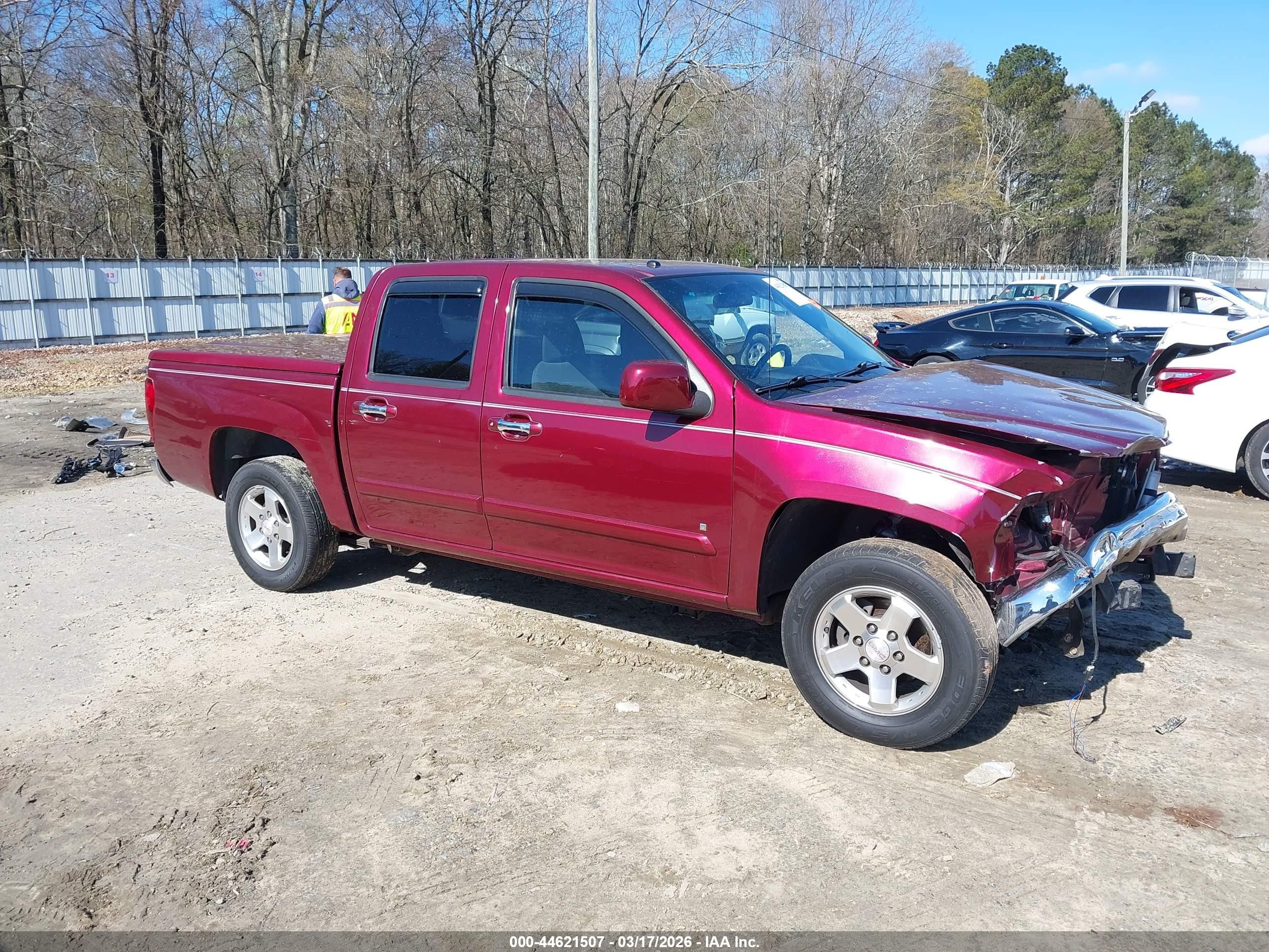 2009 GMC Canyon SLE2, VIN 1GTCS13E898150795 — Front end
