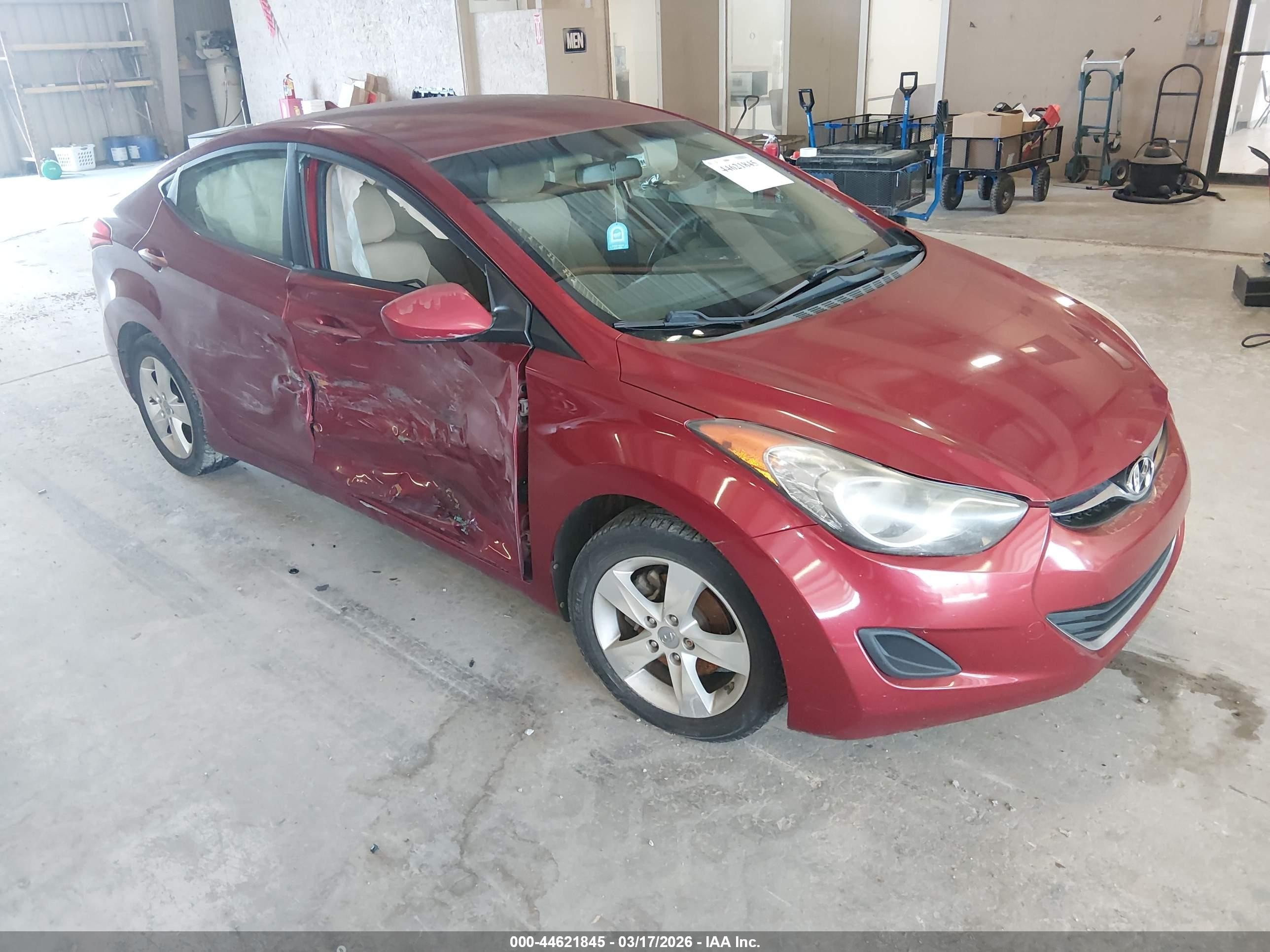2011 Hyundai Elantra GLS, VIN KMHDH4AE8BU161490 — Side