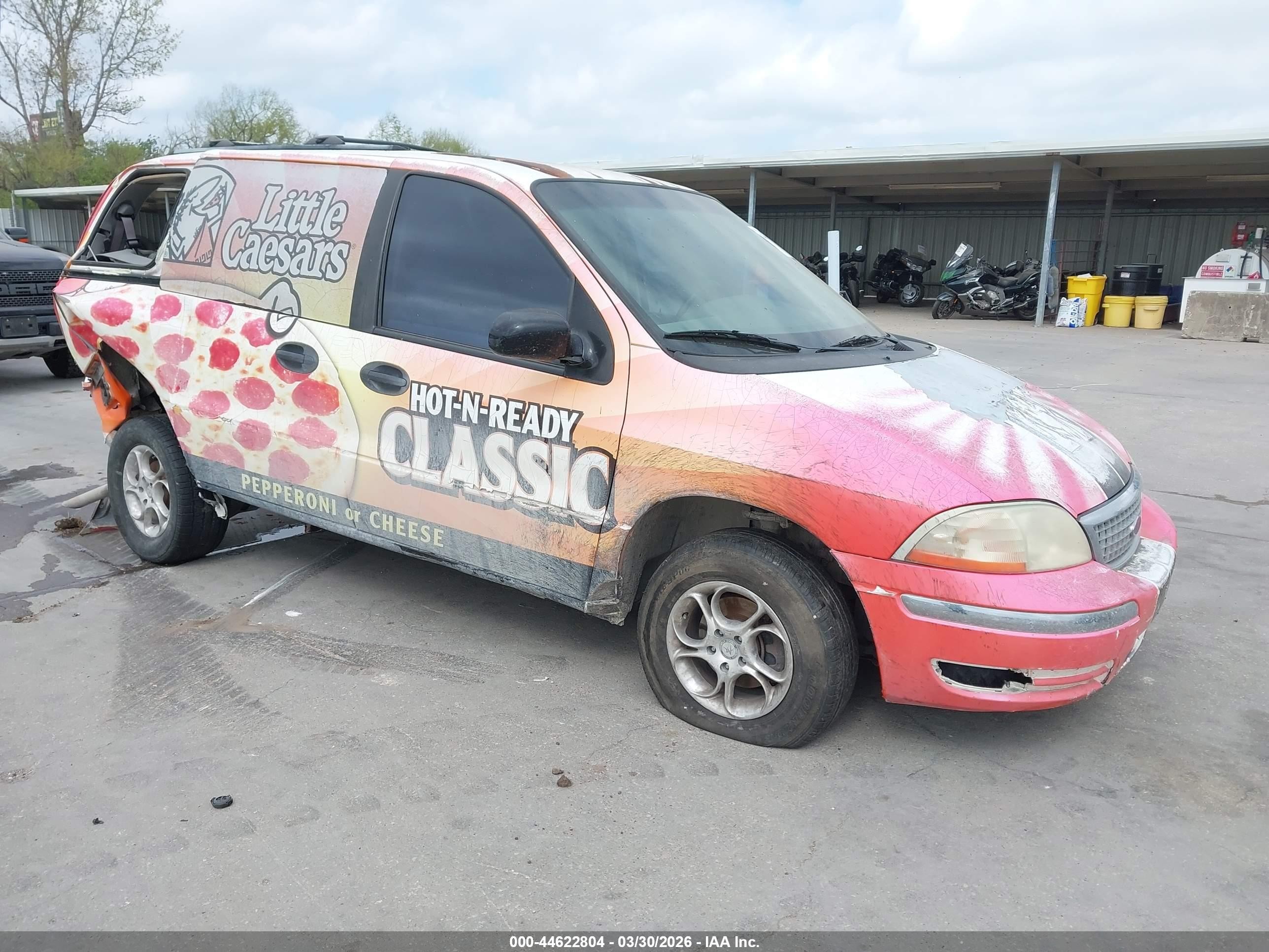 2001 Ford Windstar LX, VIN 2FMZA51481BB31580 — Зад