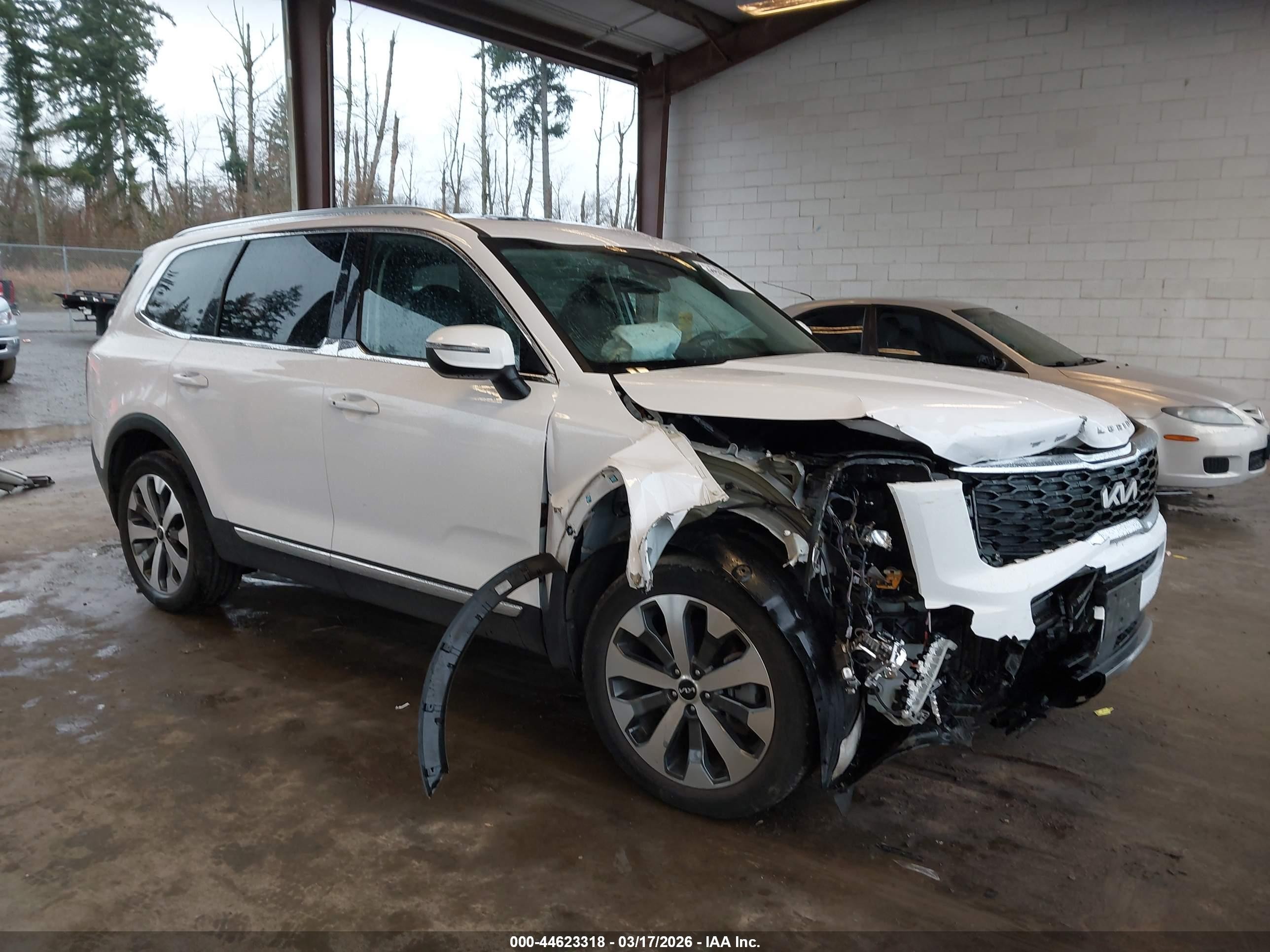 2022 Kia Telluride EX, VIN 5XYP3DHC3NG218320 — Front end
