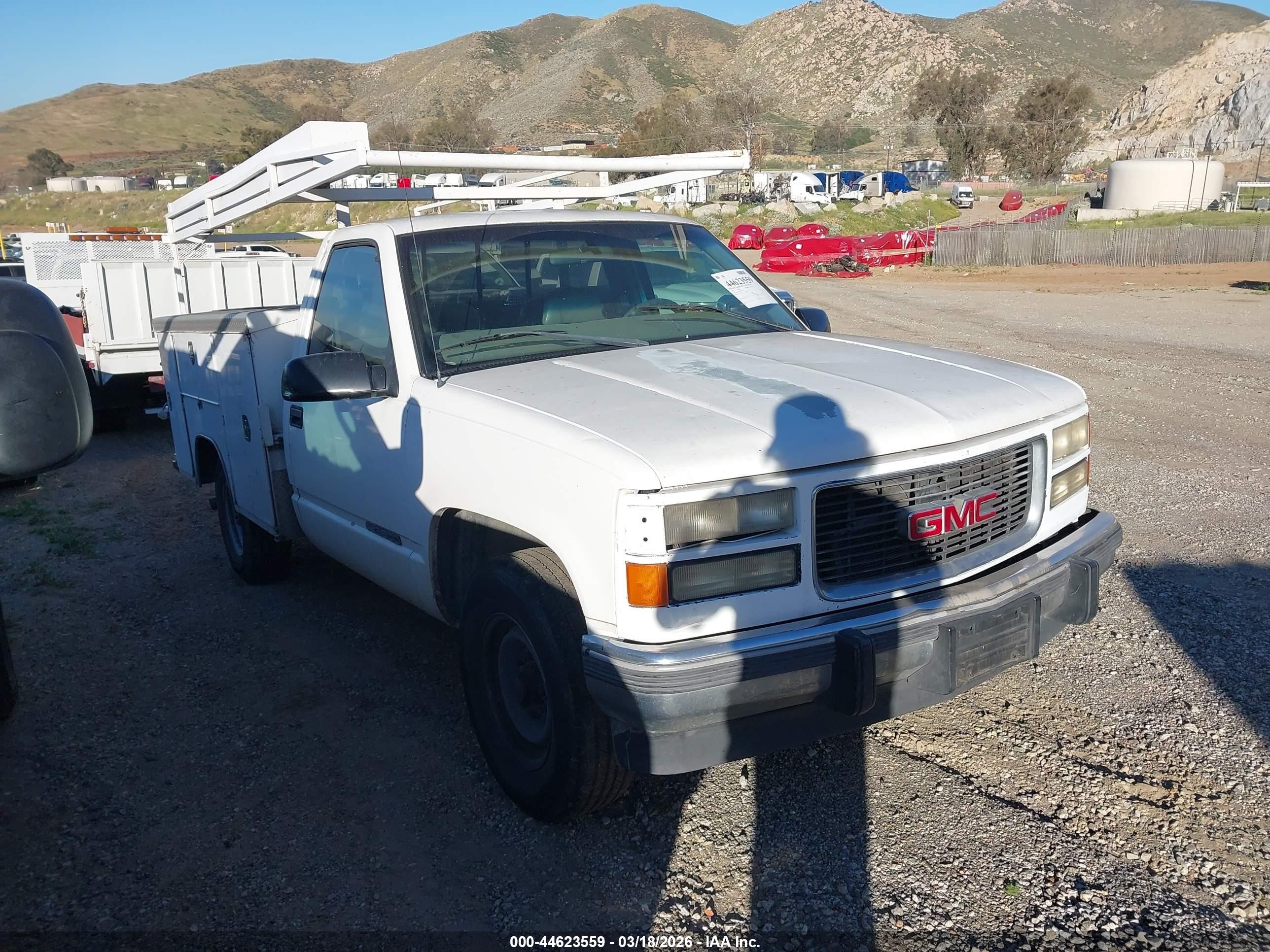1998 GMC Sierra 3500, VIN 1GDGC34RXWF052107 — Theft recovery
