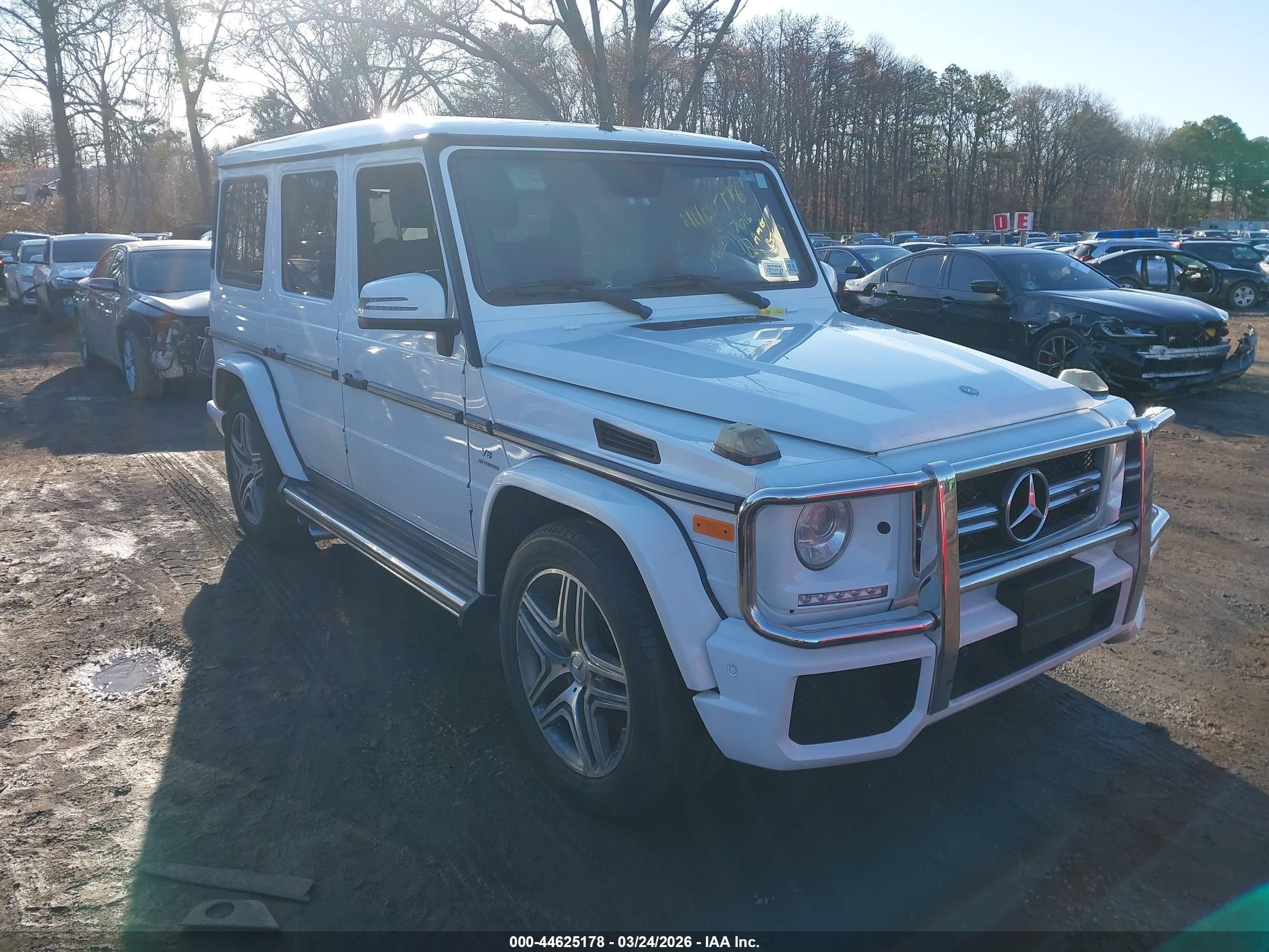 2016 Mercedes-Benz G 63 AMG, VIN WDCYC7DF5GX255501 — Interior fire