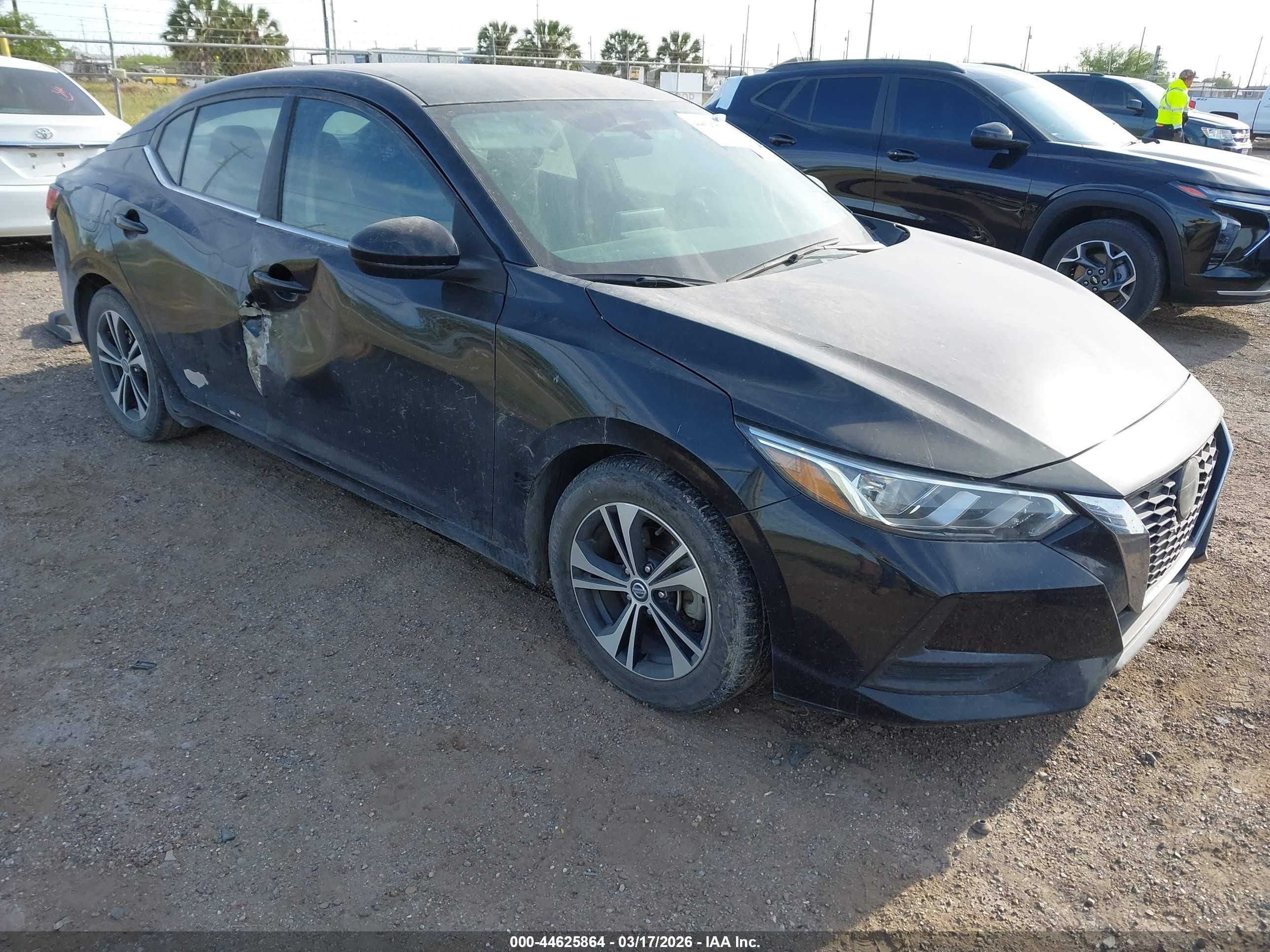 2021 Nissan Sentra SV, VIN 3N1AB8CV6MY256159 — Side