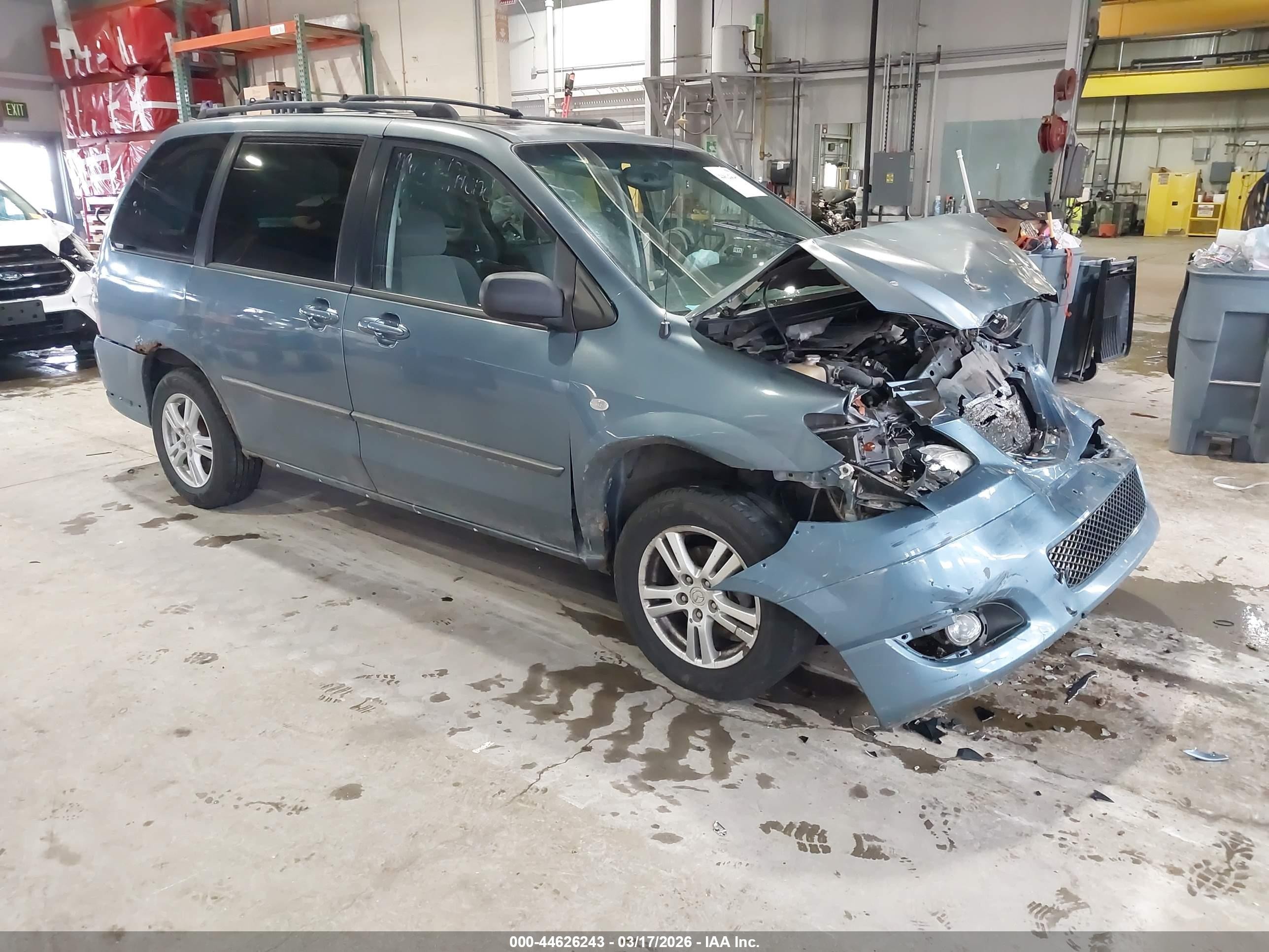 2004 Mazda MPV LX, VIN JM3LW28A340528830 — Front end