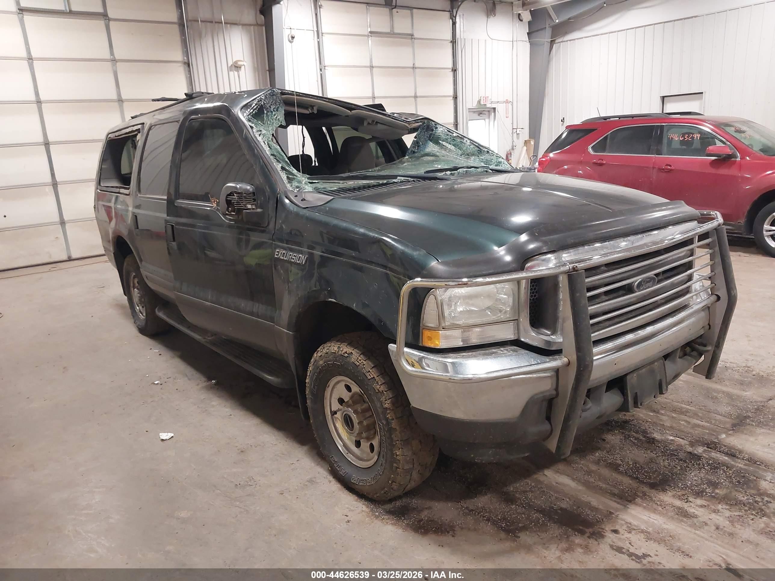 2004 Ford Excursion Special Serv, VIN 1FMNU41L44EB42611 — Rollover