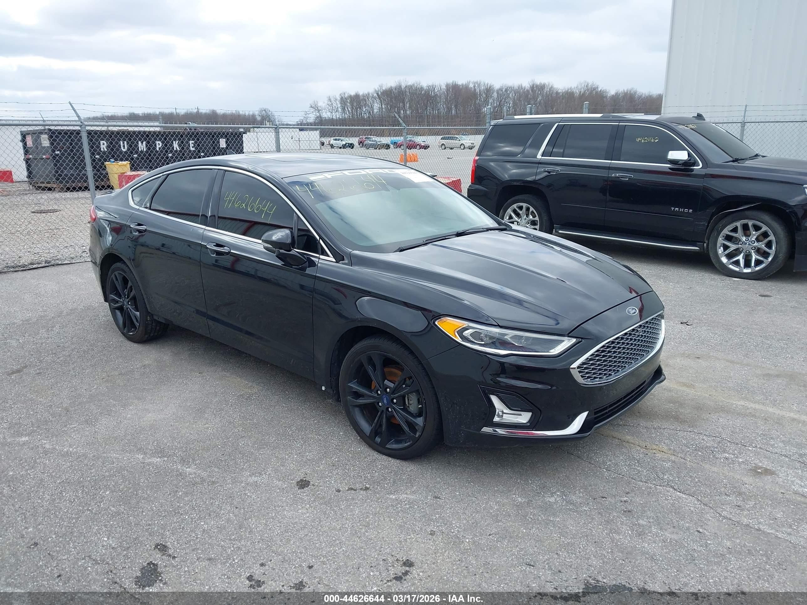 2020 Ford Fusion Titanium, VIN 3FA6P0D96LR193652 — Fresh water flood