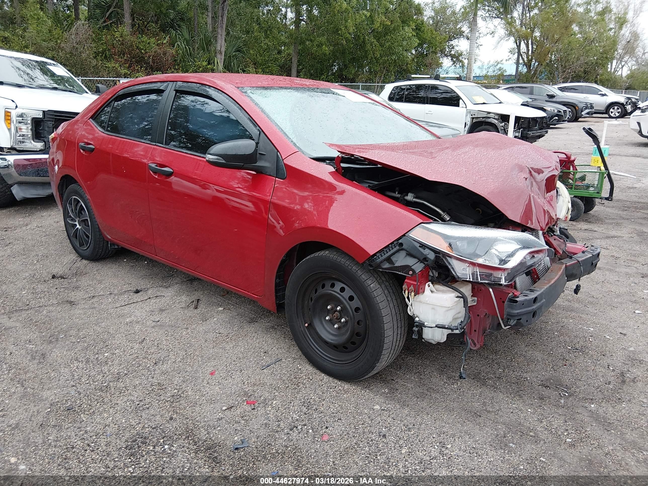 2014 Toyota Corolla S Plus, VIN 2T1BURHE4EC149266 — Front end