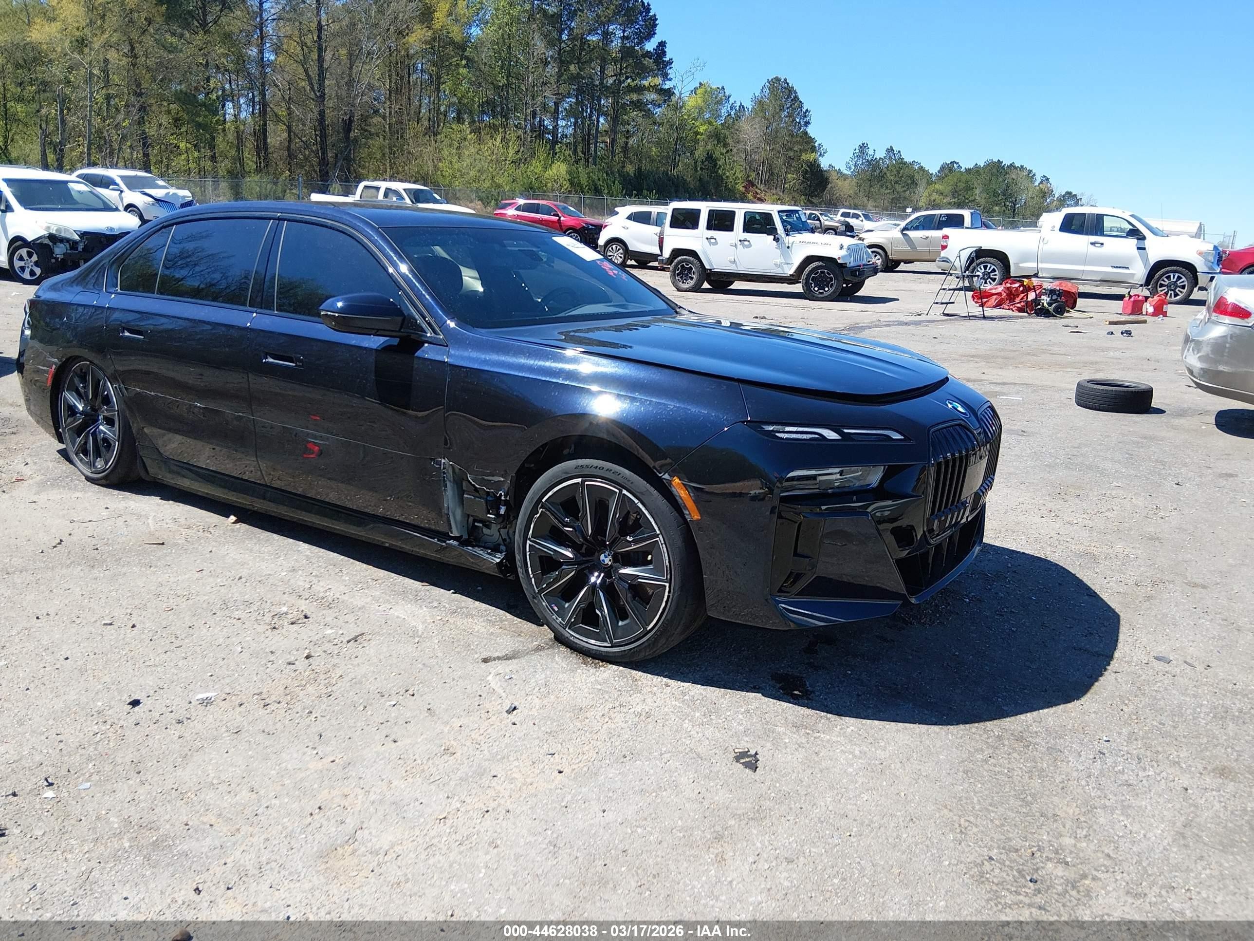 2024 BMW i7 eDrive50, VIN WBY43EJ08RCS36765 — Side