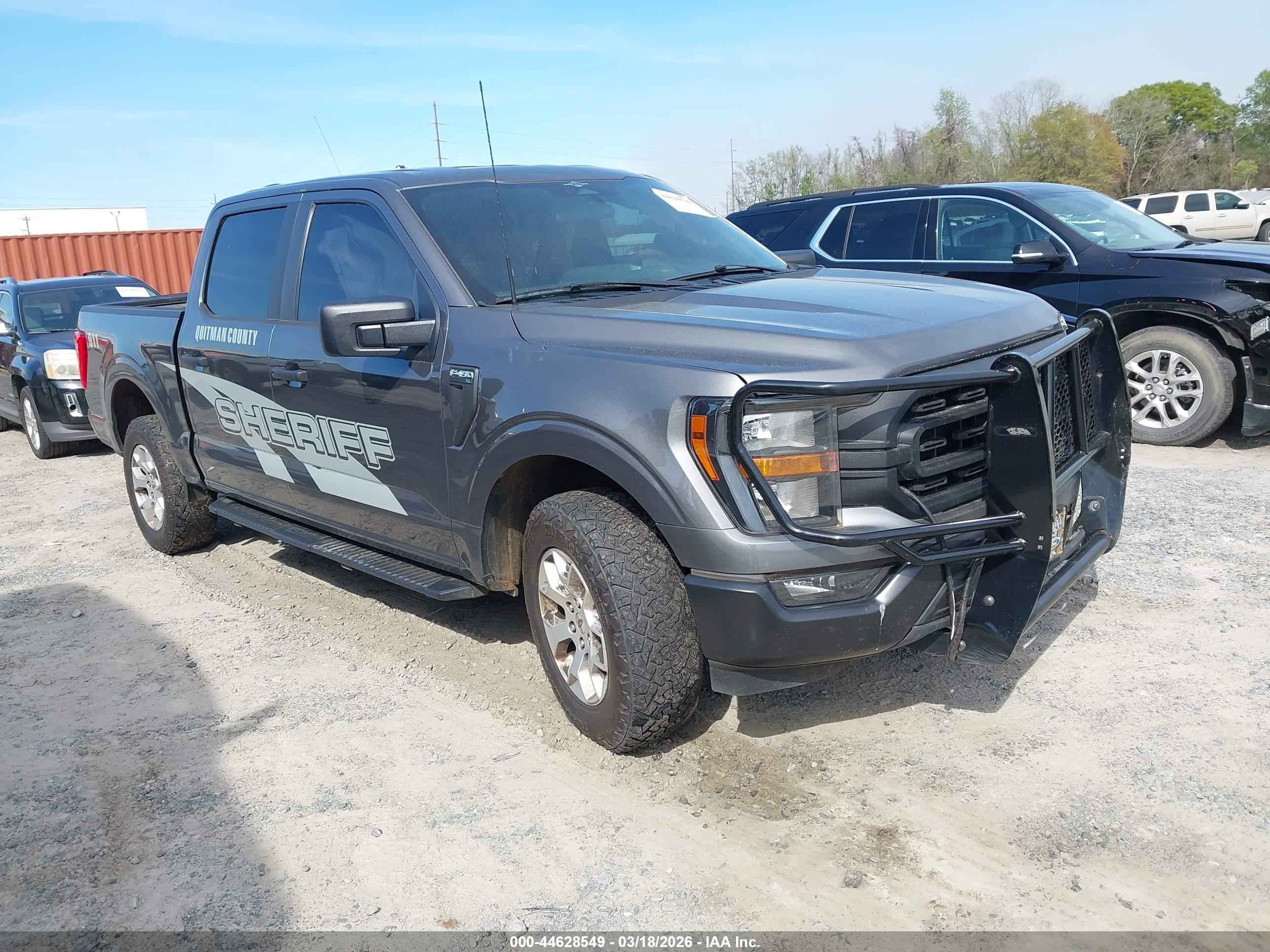 2023 Ford F-150 Police Responder XL, VIN 1FTFW1P88PKE45398 — Side