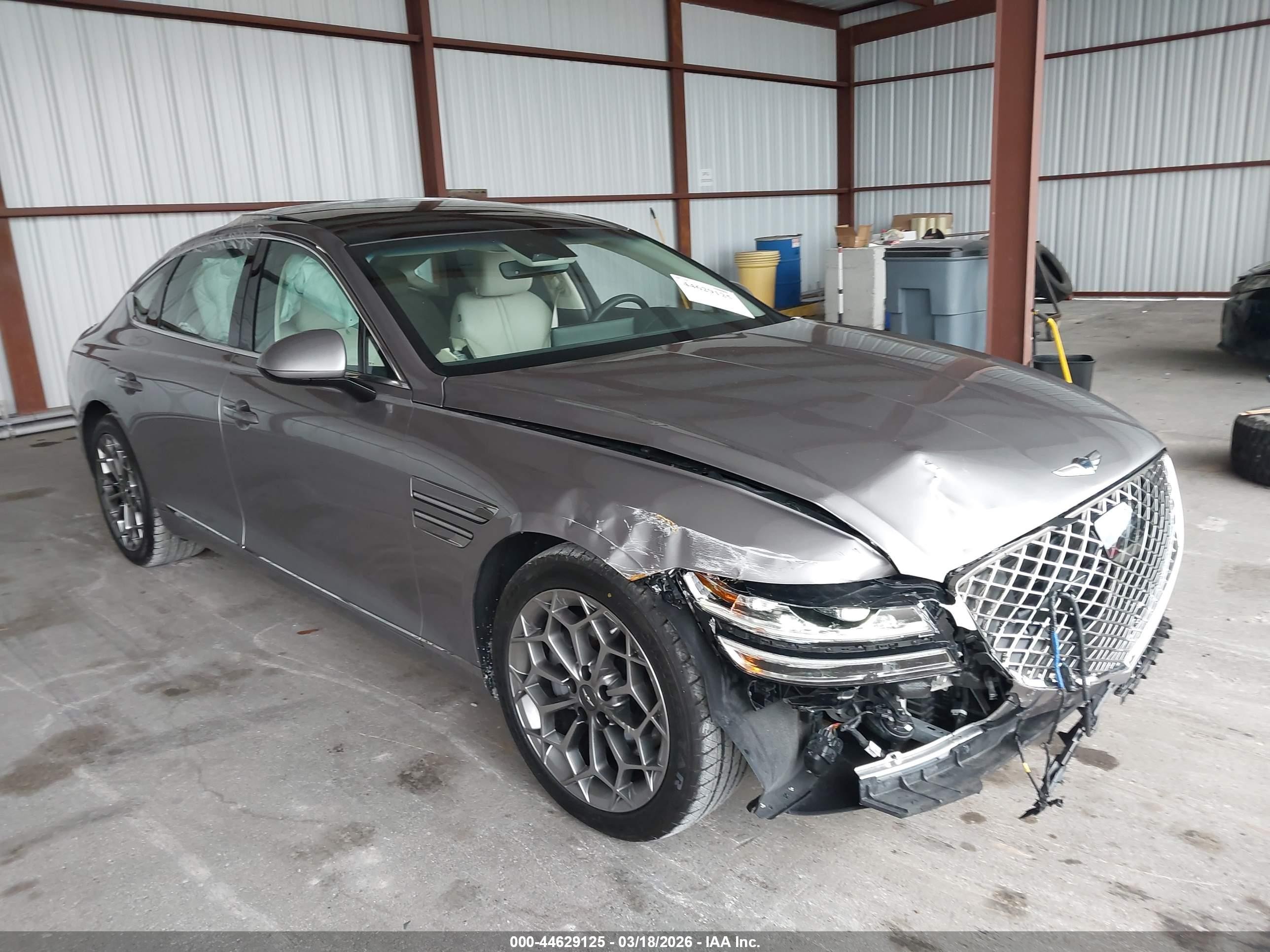 2023 Genesis G80 2.5T, VIN KMTGB4SC2PU165883 — Front end